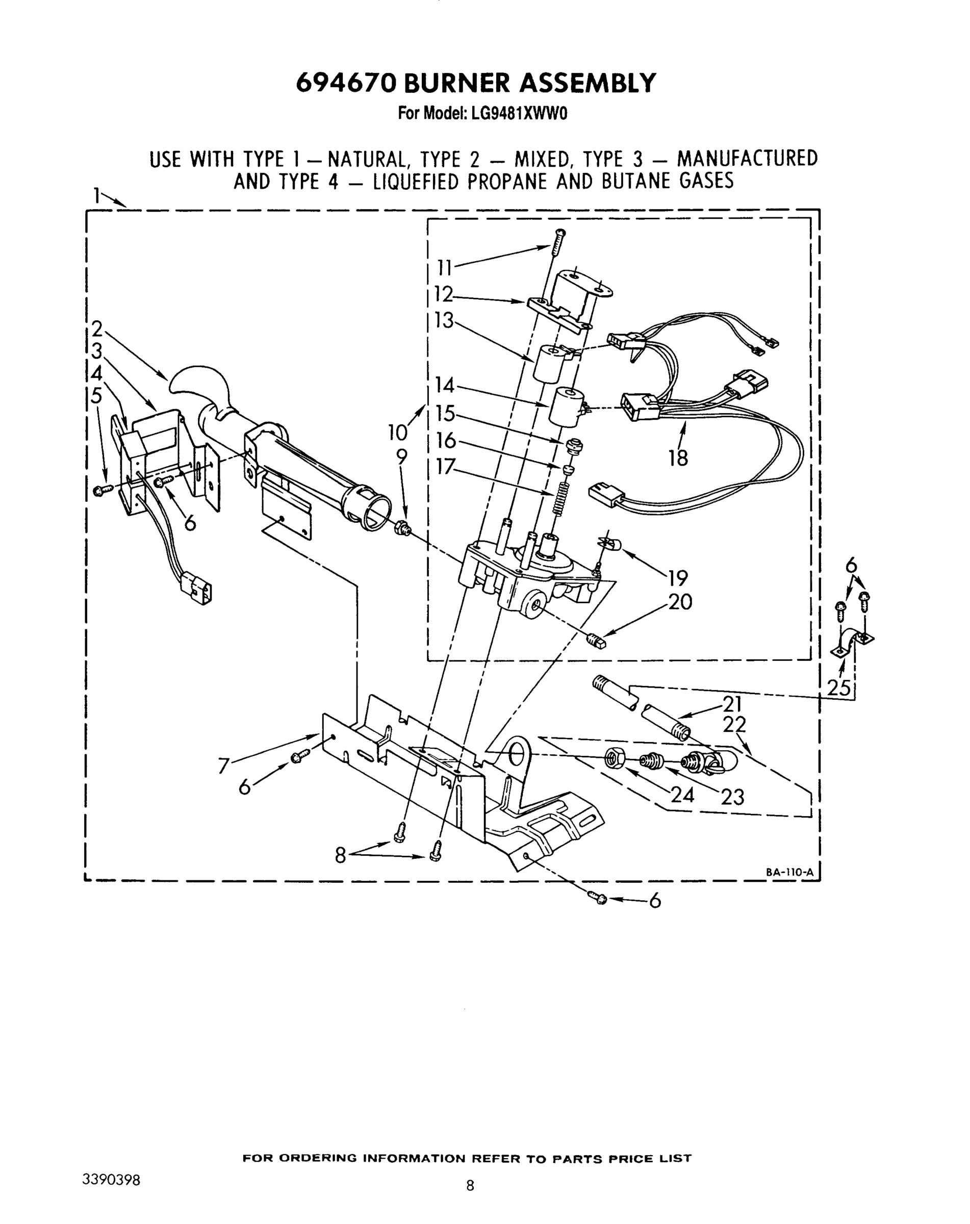 05 - 694670 BURNER
