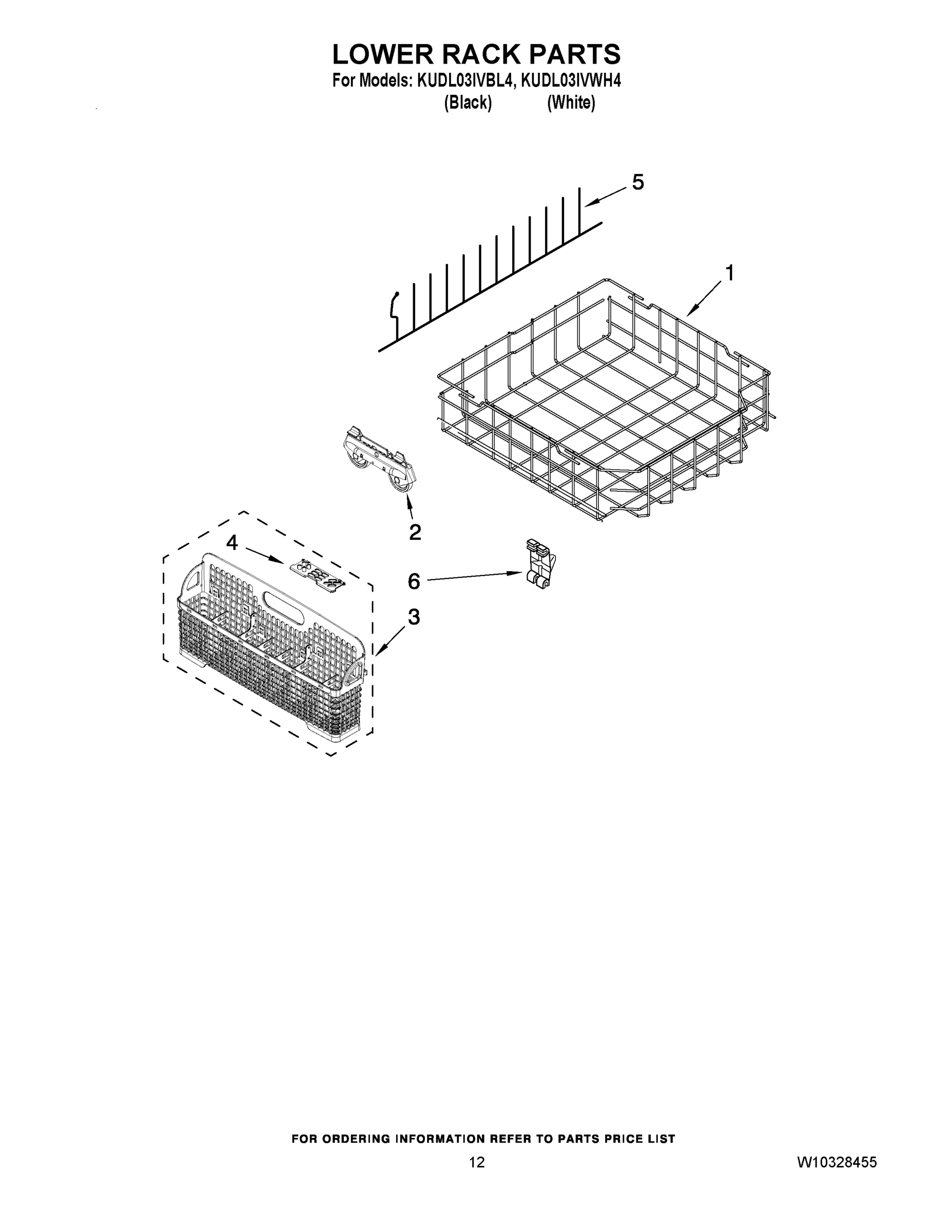 10 - LOWER RACK PARTS