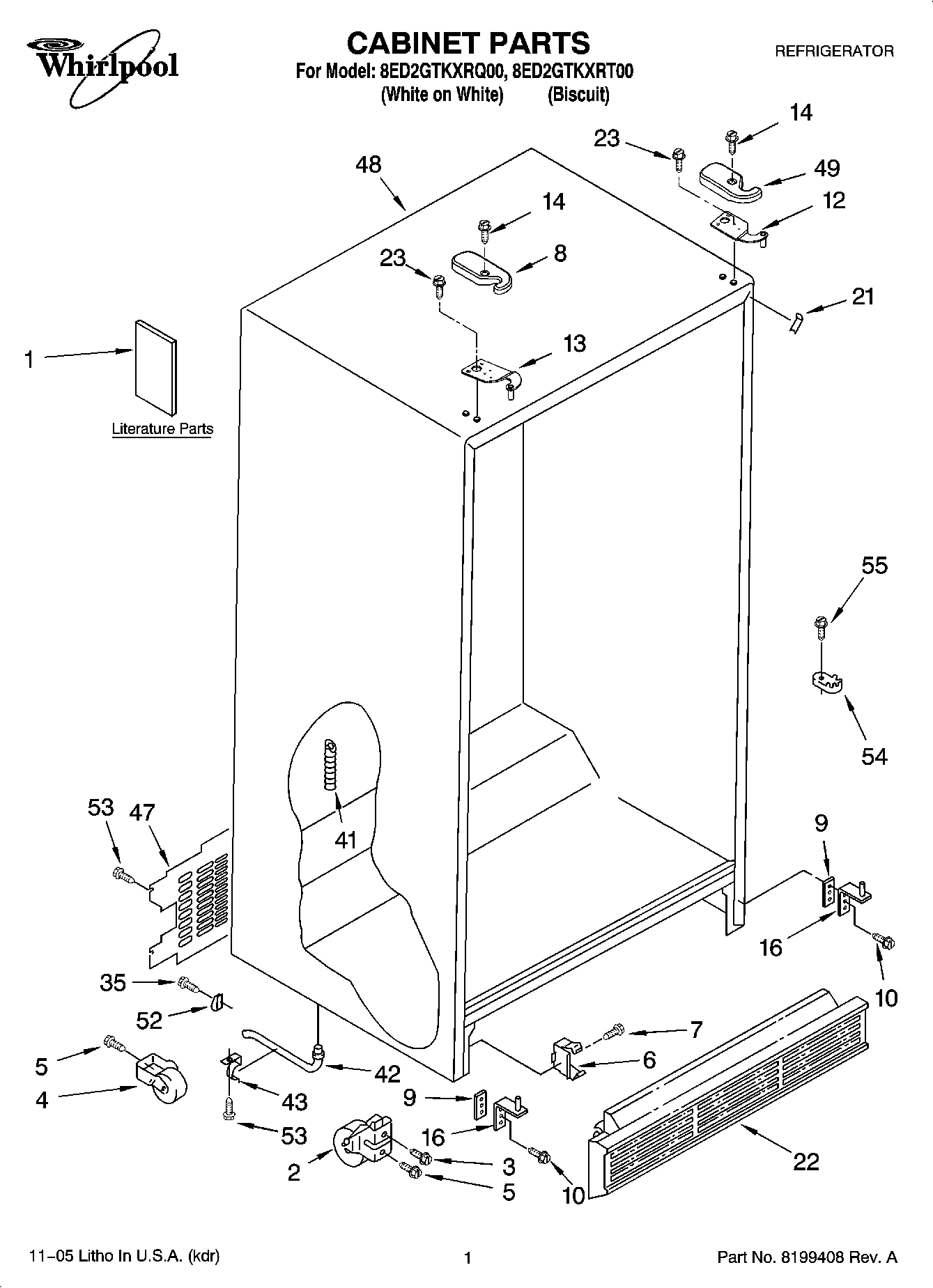 01 - CABINET PARTS