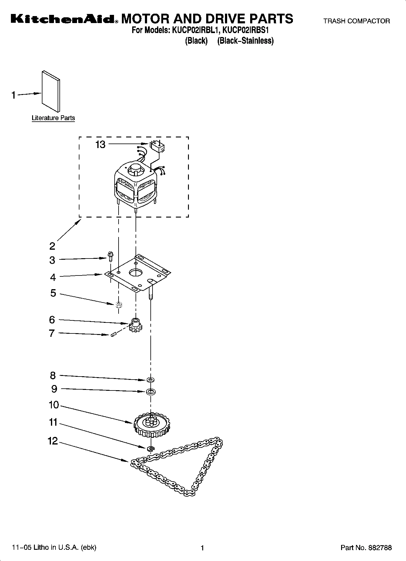 01 - MOTOR AND DRIVE PARTS