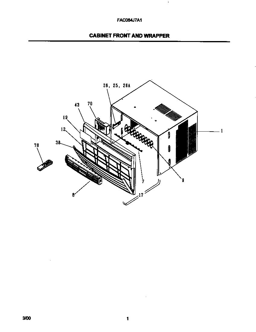 02 - CABINET FRONT AND WRAPPER