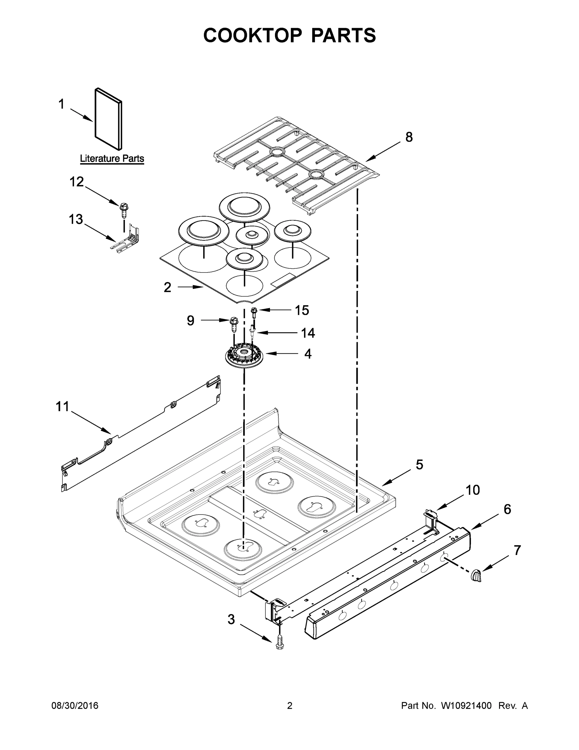 02 - COOKTOP PARTS