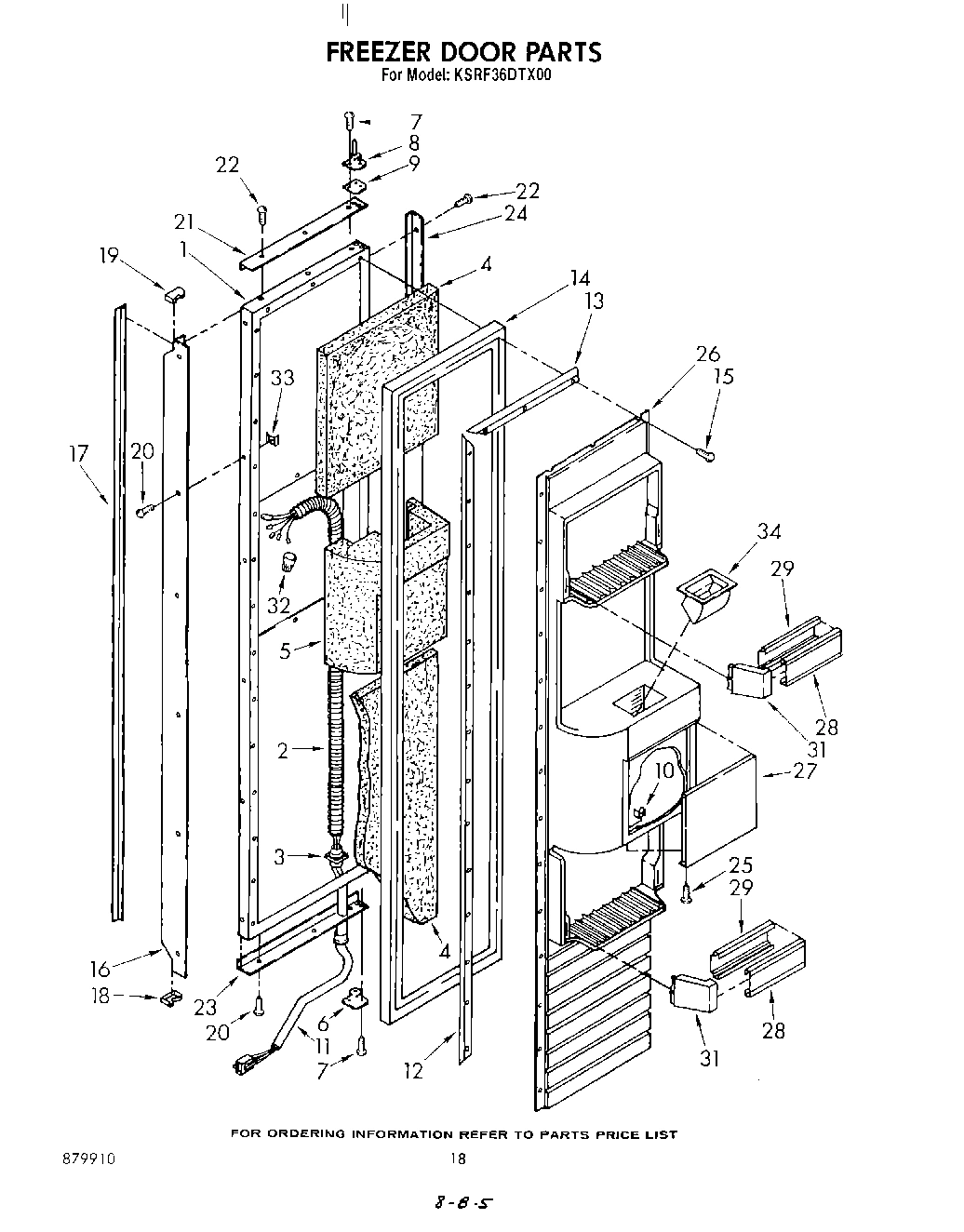 12 - FREEZER DOOR
