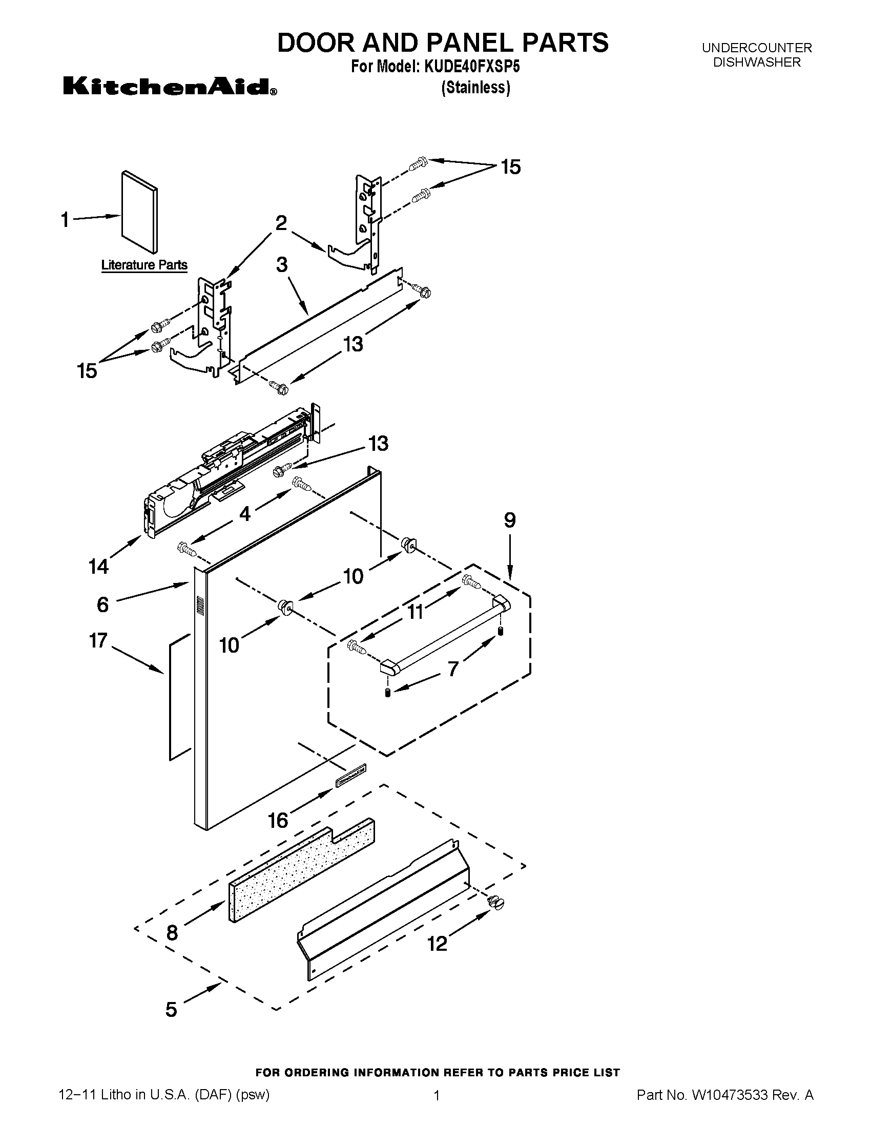 01 - DOOR AND PANEL PARTS