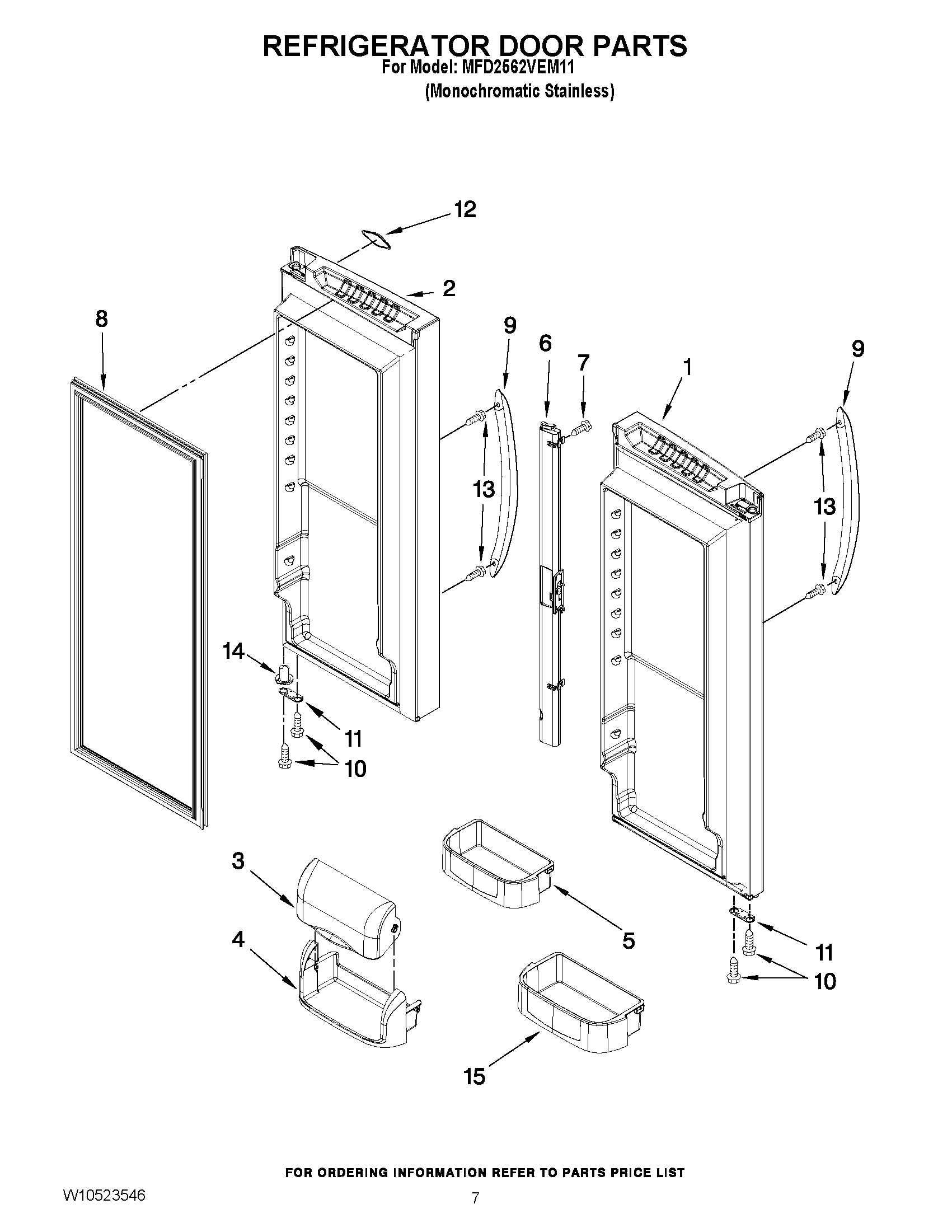 04 - REFRIGERATOR DOOR PARTS