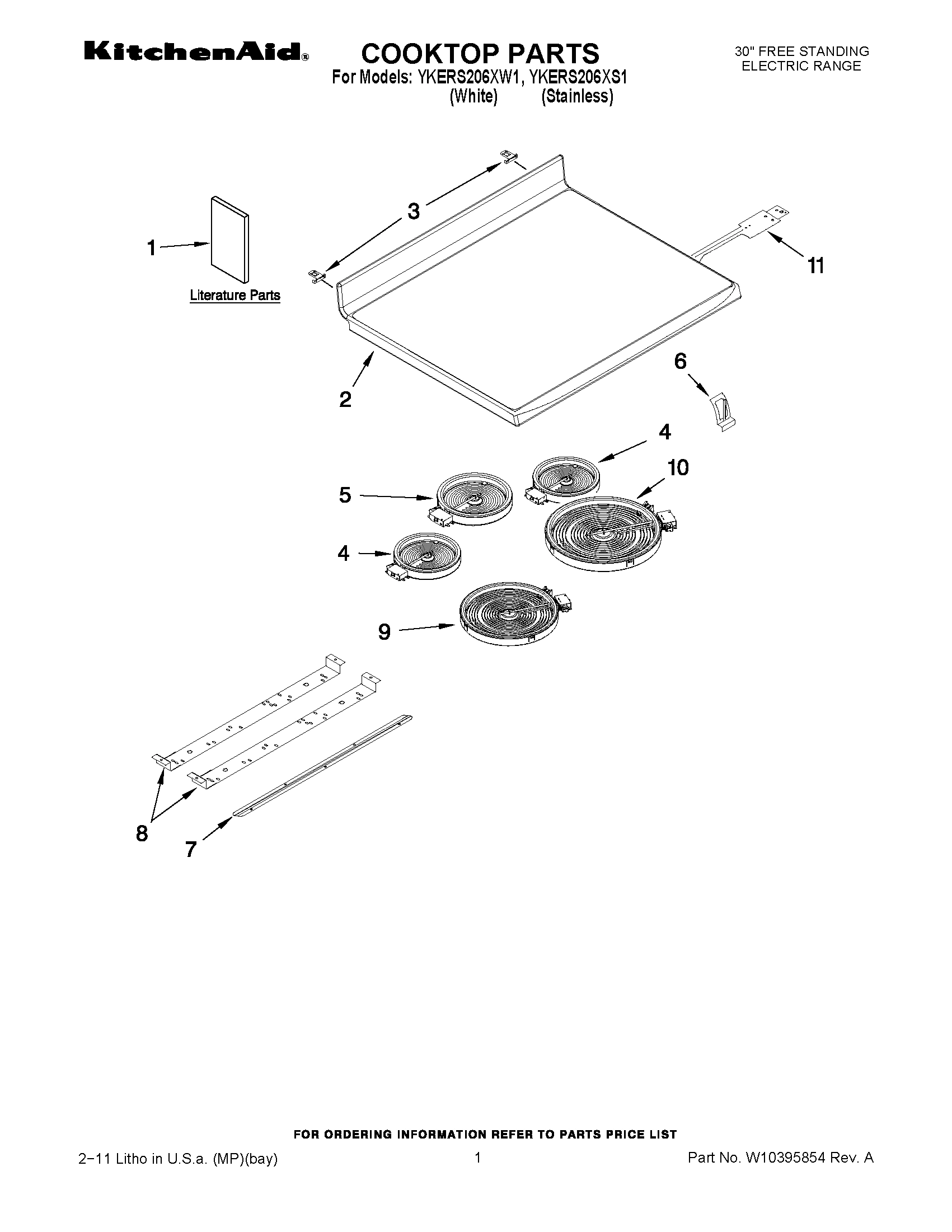 01 - COOKTOP PARTS