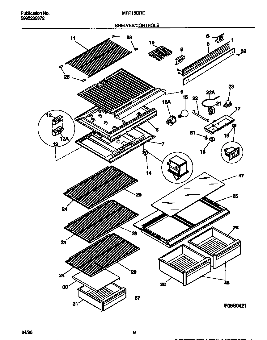 04 - SHELVES/CONTROLS