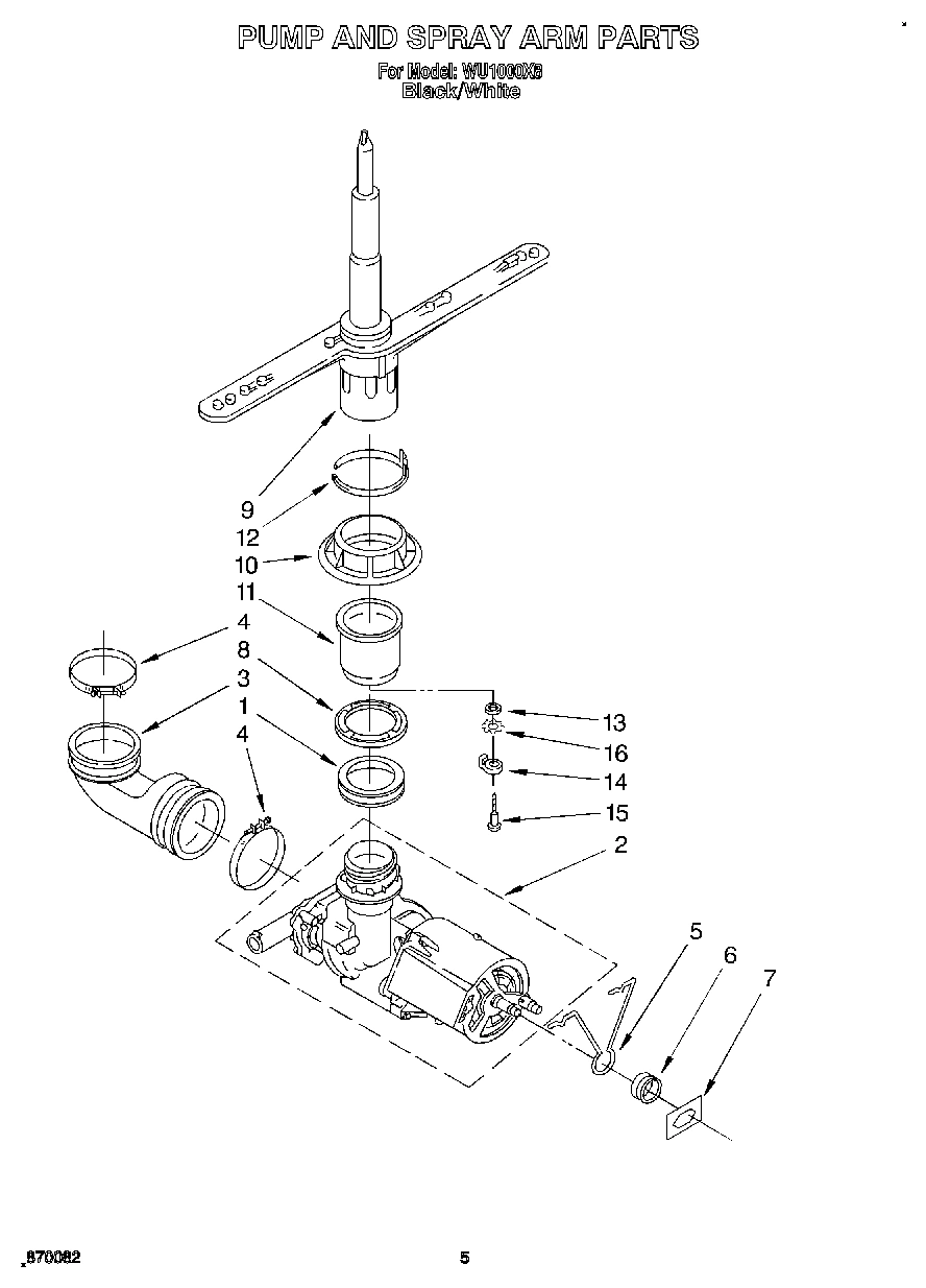 04 - PUMP AND SPRAY ARM