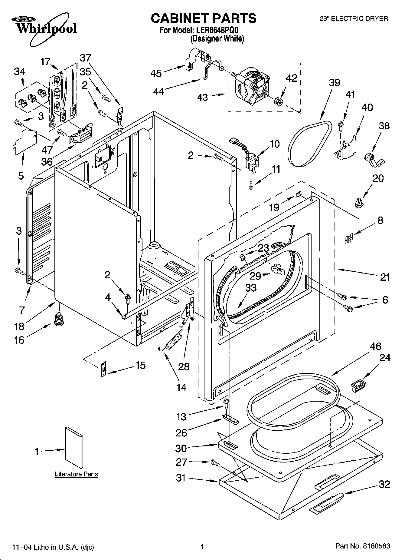 01 - CABINET PARTS