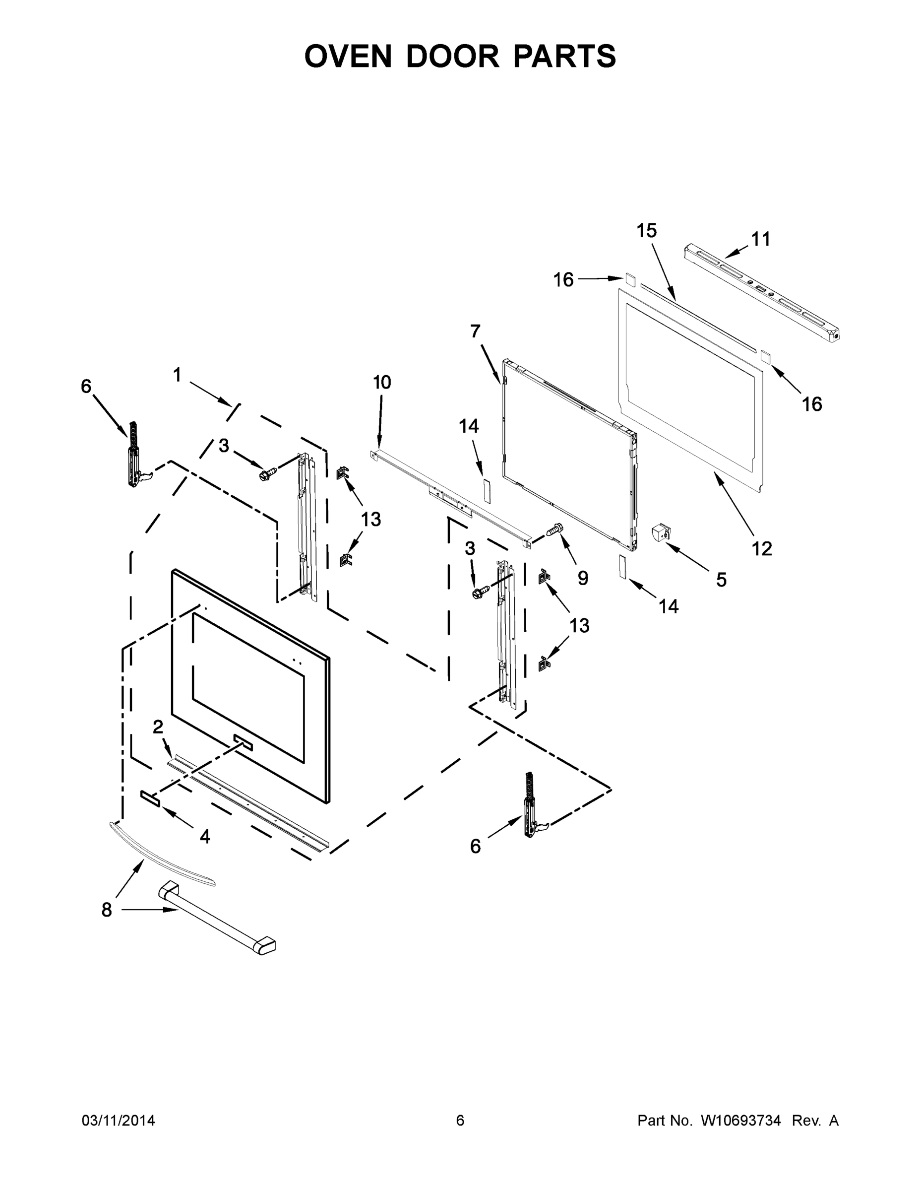 04 - OVEN DOOR PARTS