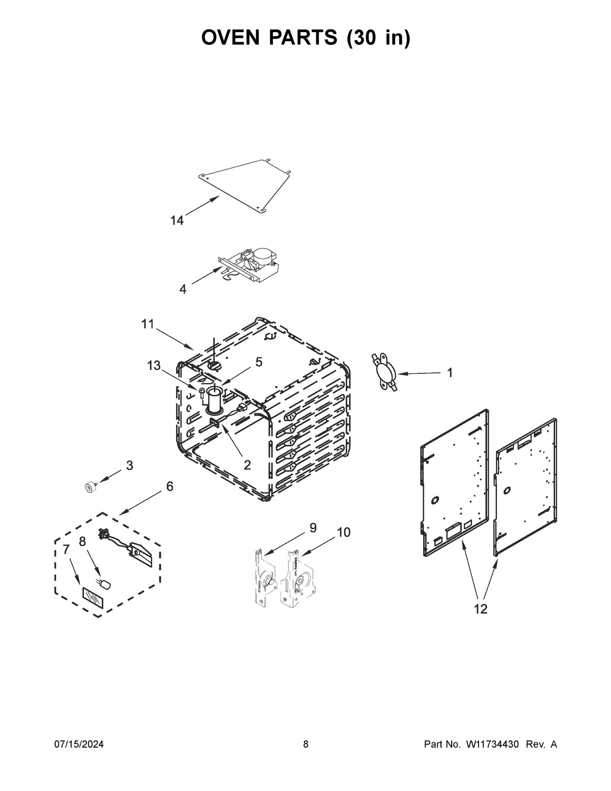 05 - OVEN PARTS (30 IN)
