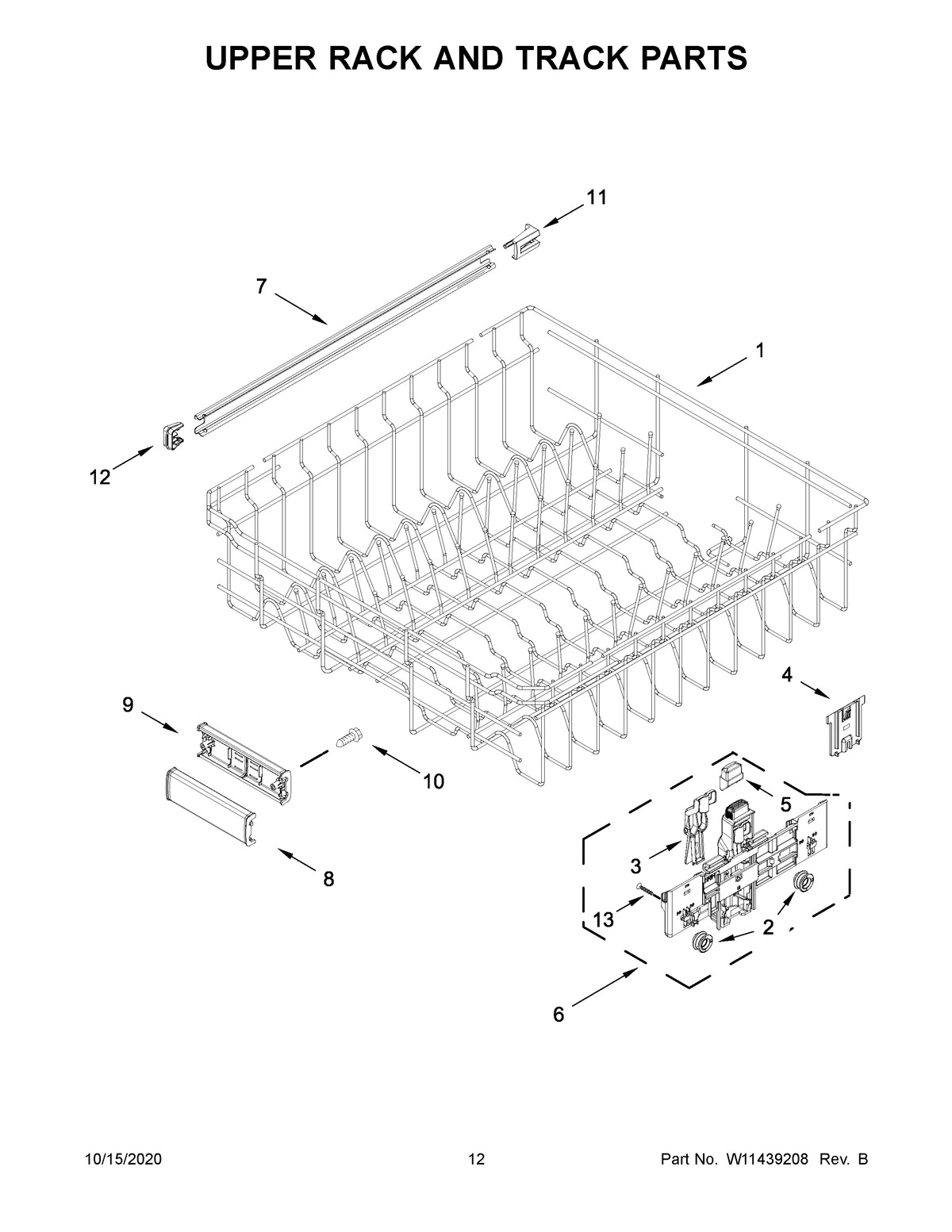 07 - UPPER RACK AND TRACK PARTS
