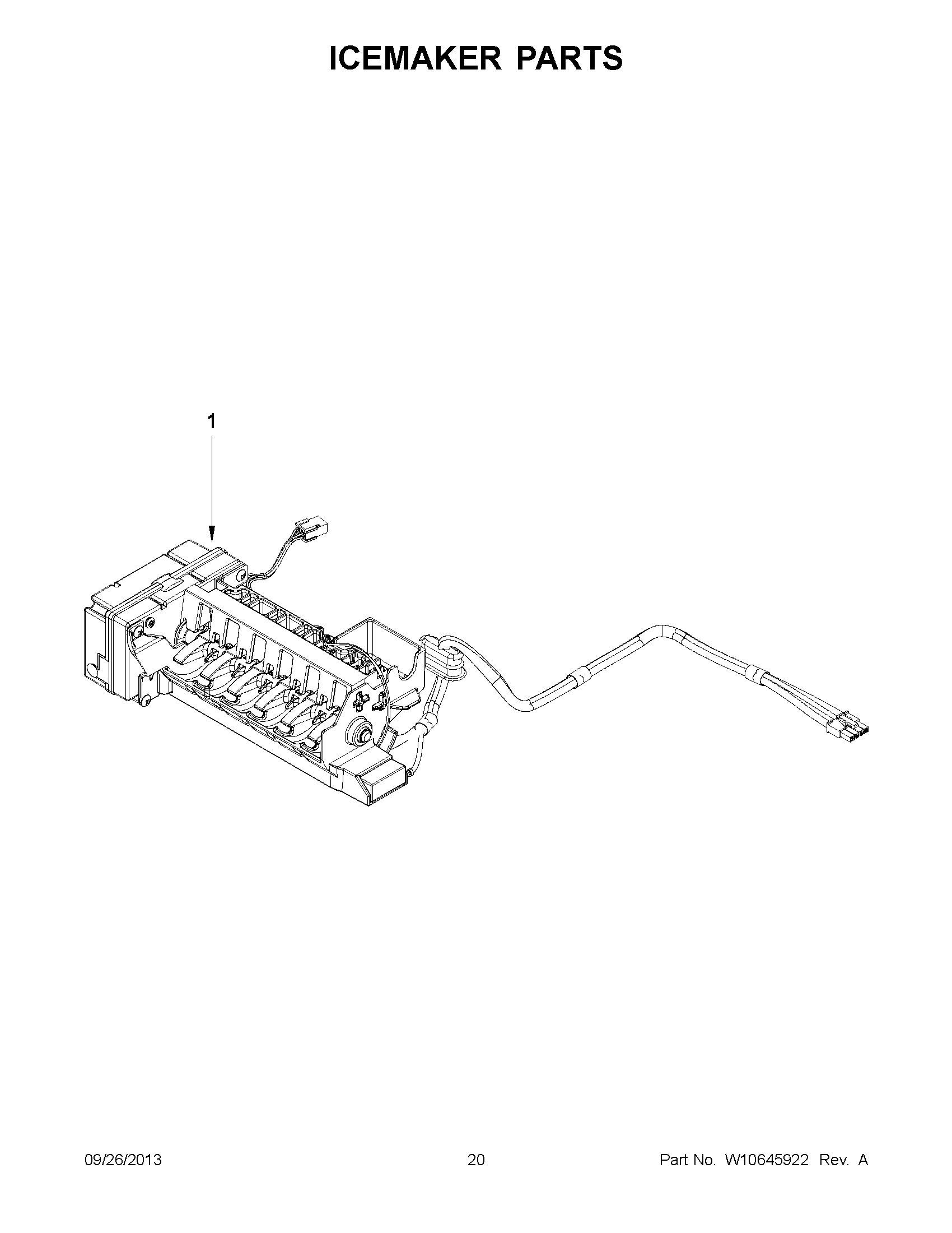 11 - ICEMAKER PARTS