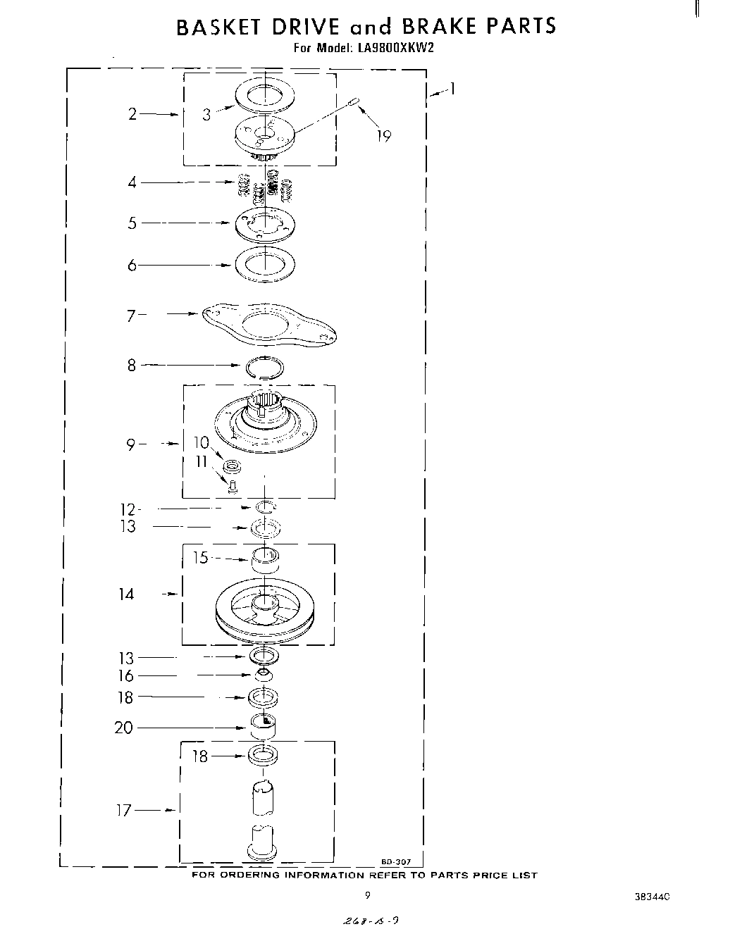 07 - BASKET DRIVE AND BRAKE