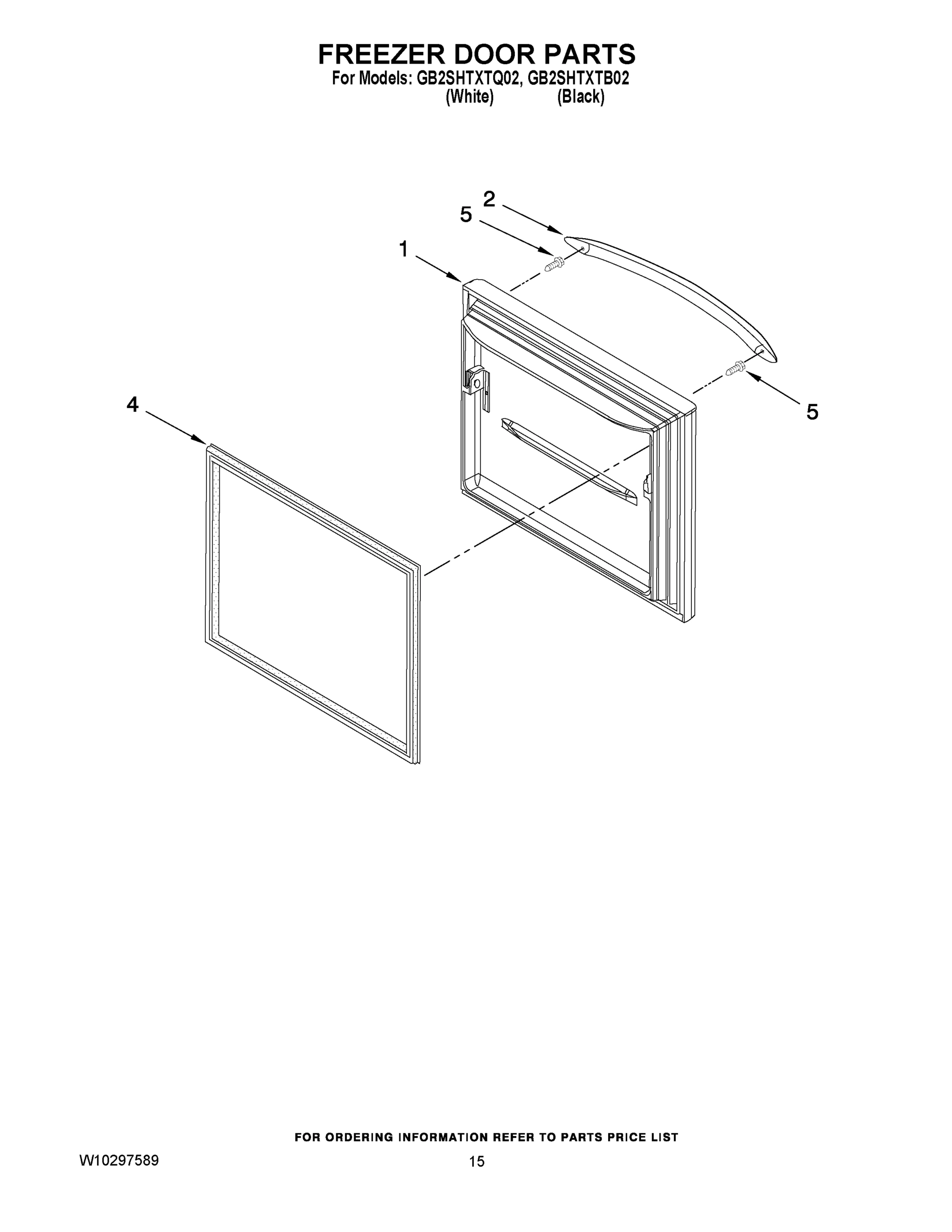 08 - FREEZER DOOR PARTS
