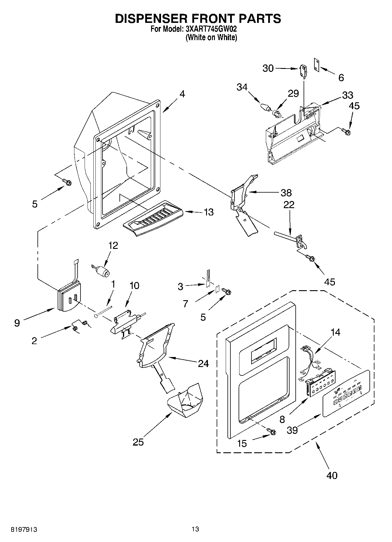 08 - DISPENSER FRONT