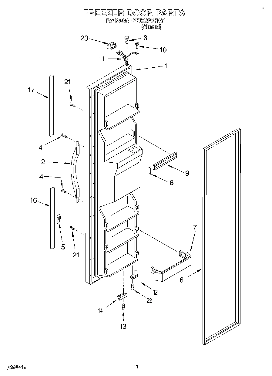 08 - FREEZER DOOR