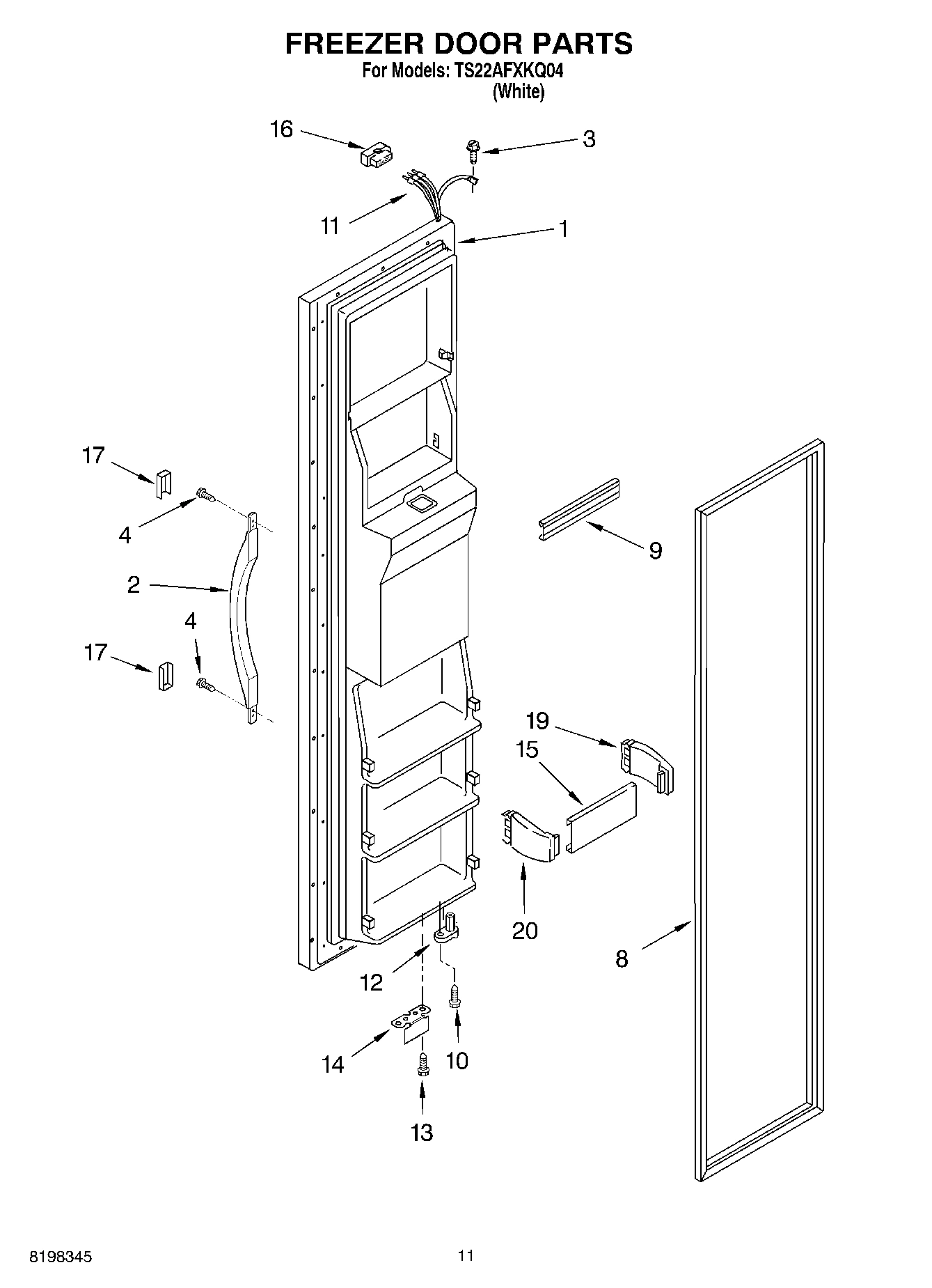 08 - FREEZER DOOR