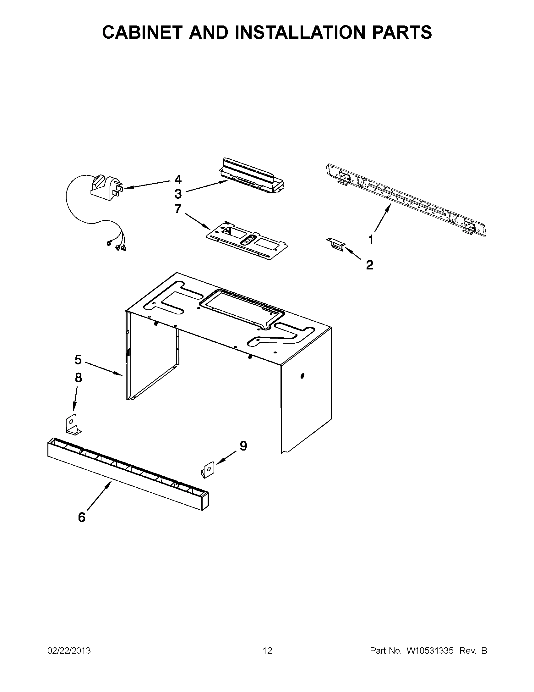 06 - CABINET AND INSTALLATION PARTS