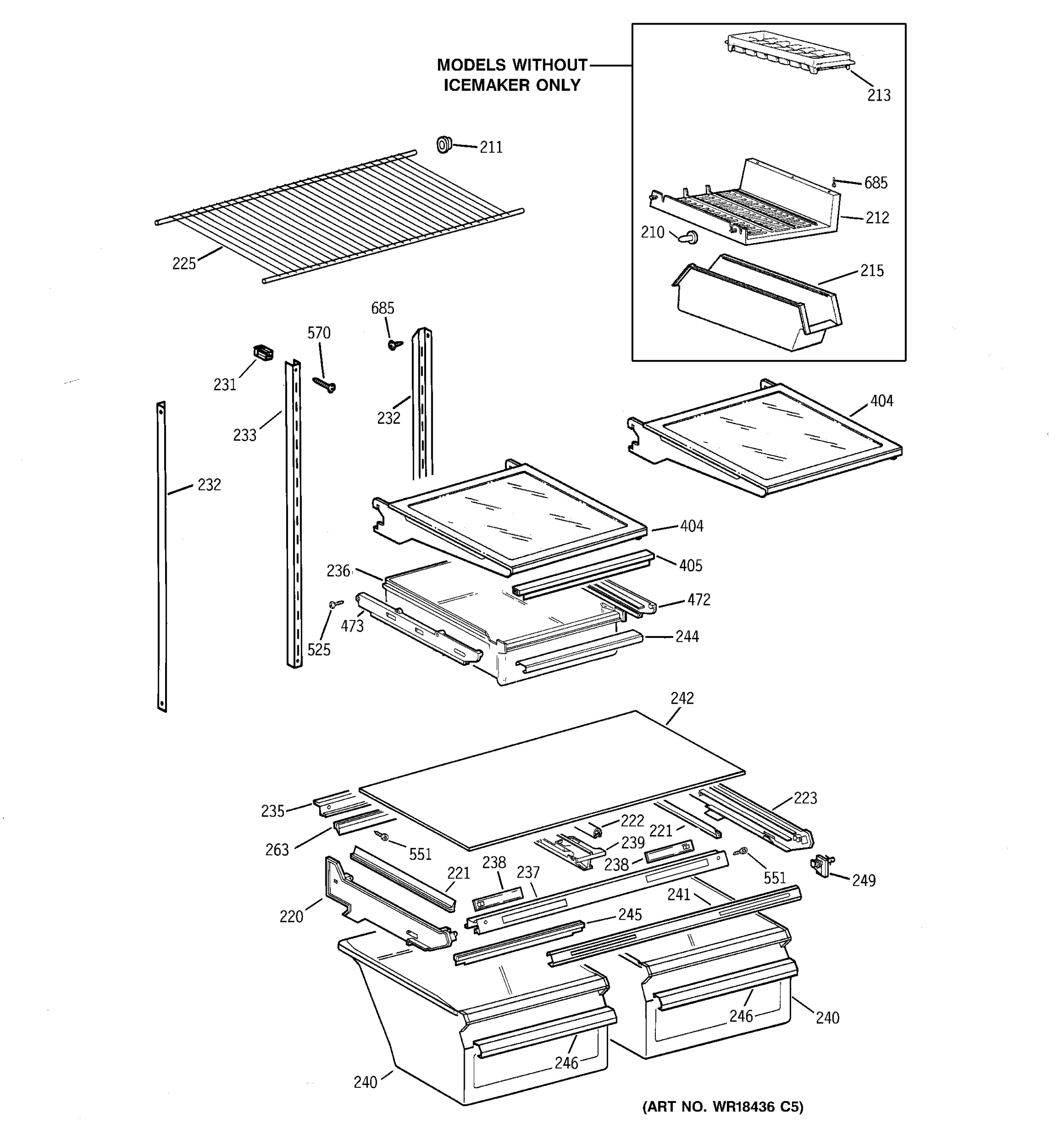 SHELF PARTS