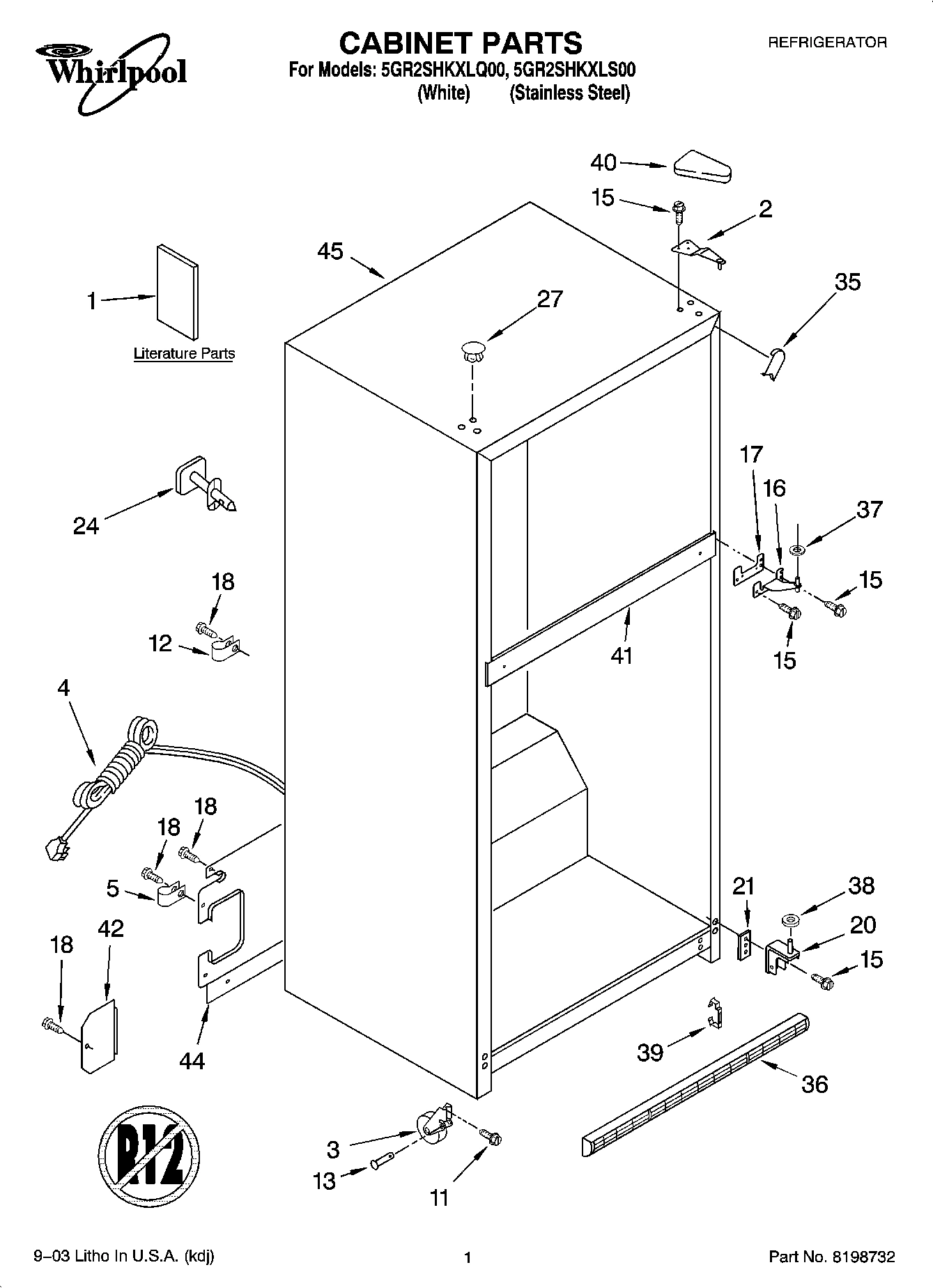 01 - CABINET PARTS