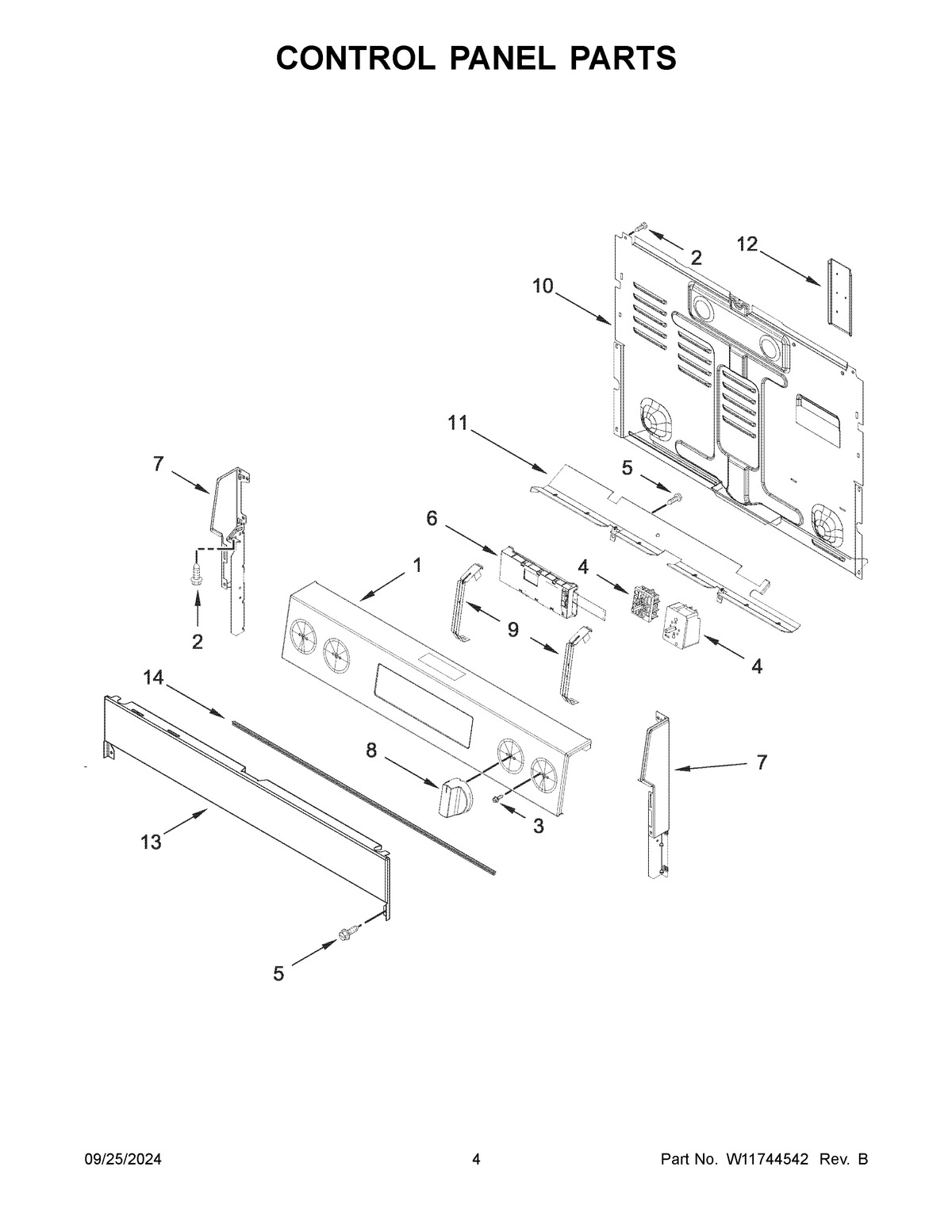 03 - CONTROL PANEL PARTS