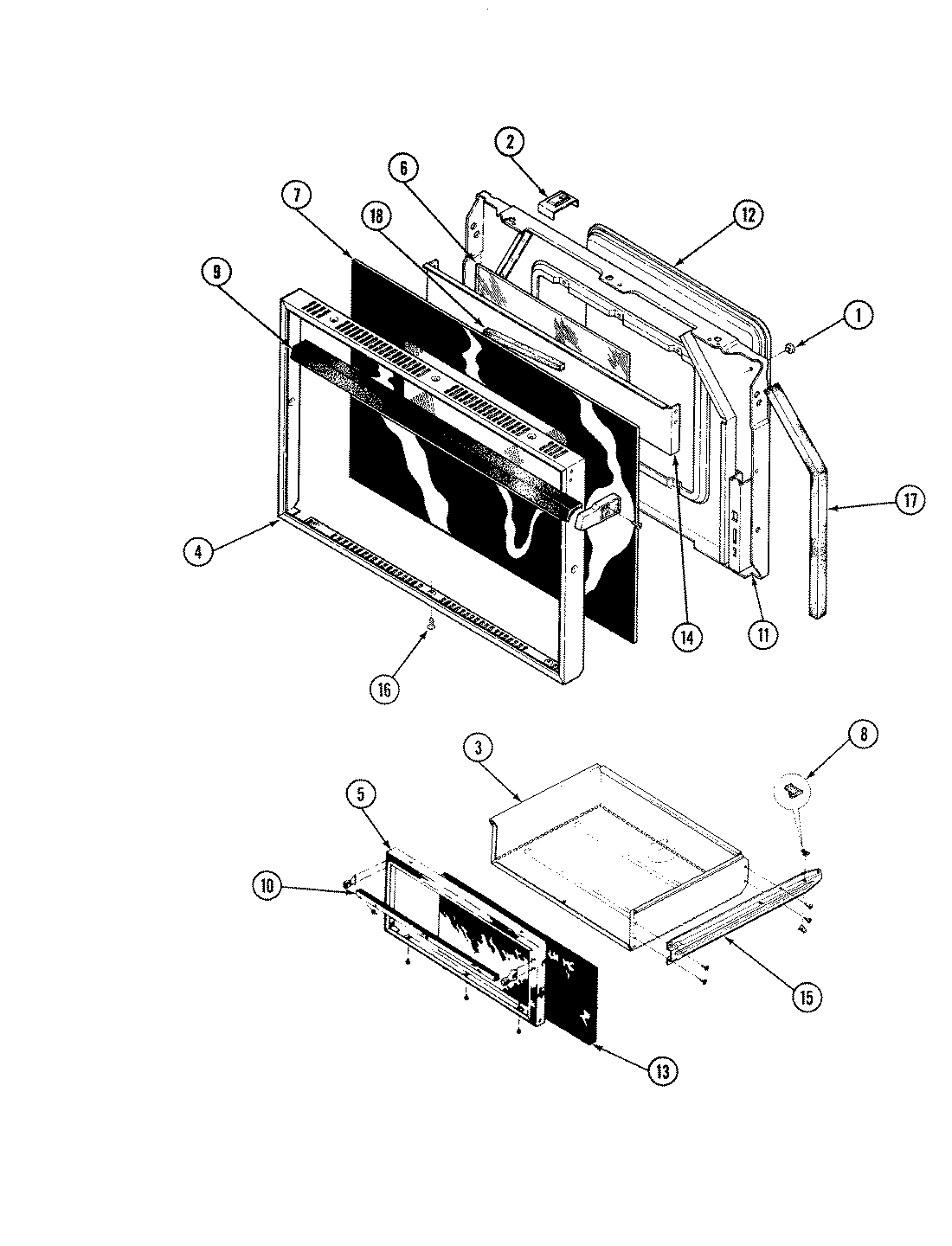 04 - DOOR ASSEMBLY (LOWER)