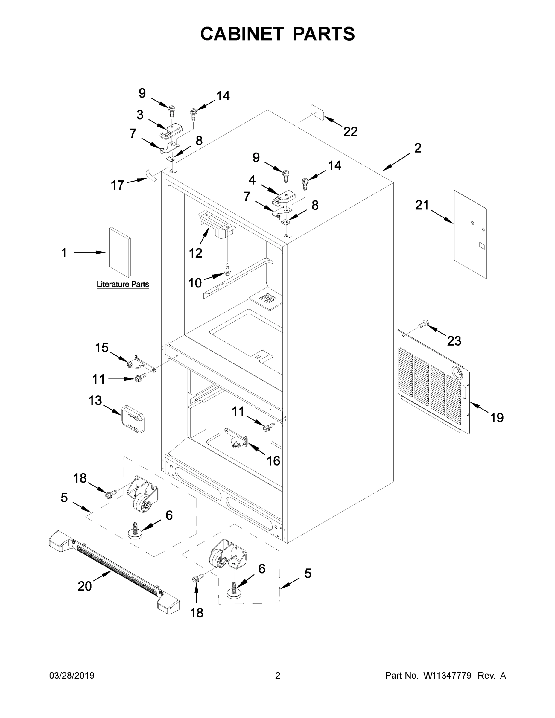 02 - CABINET PARTS