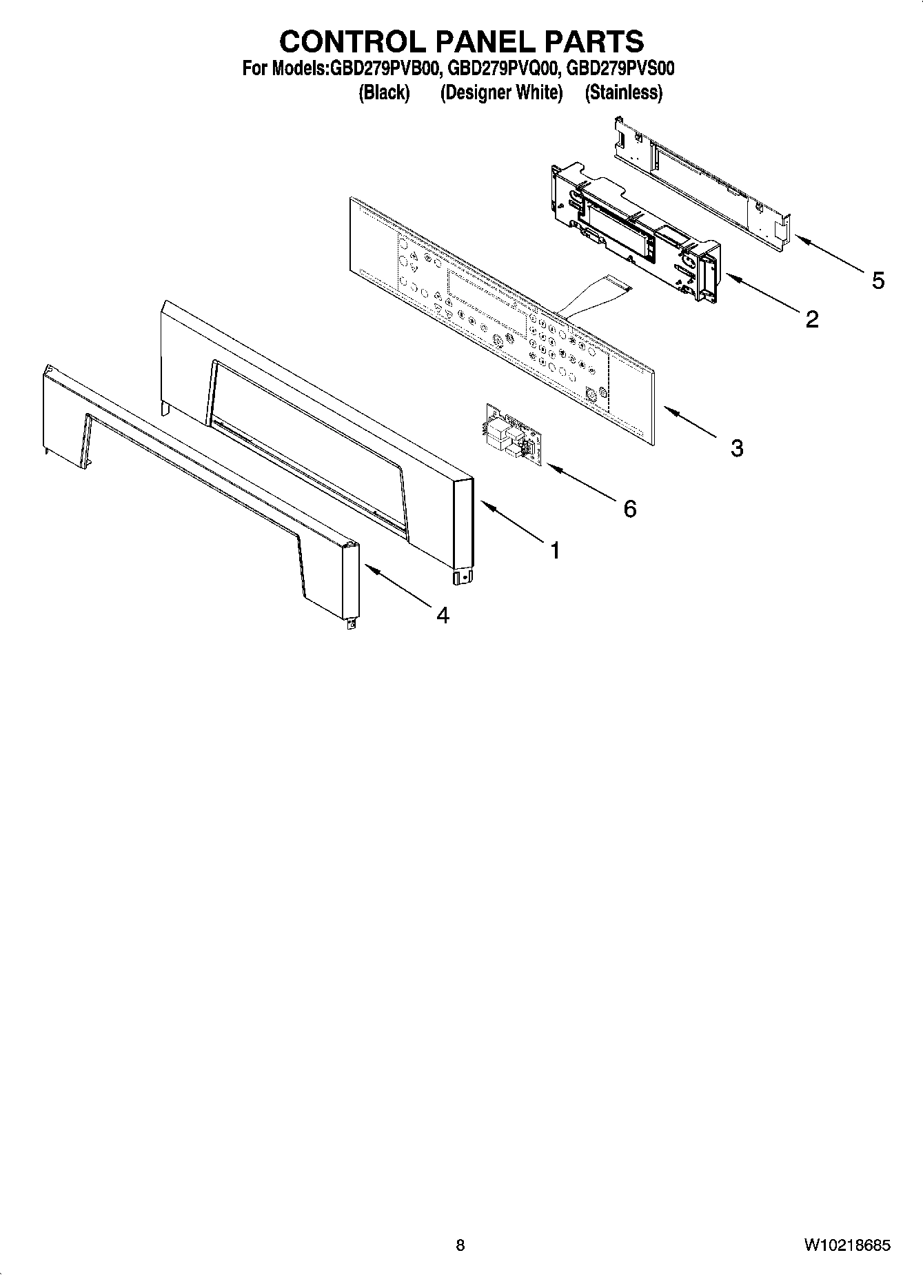 06 - CONTROL PANEL PARTS