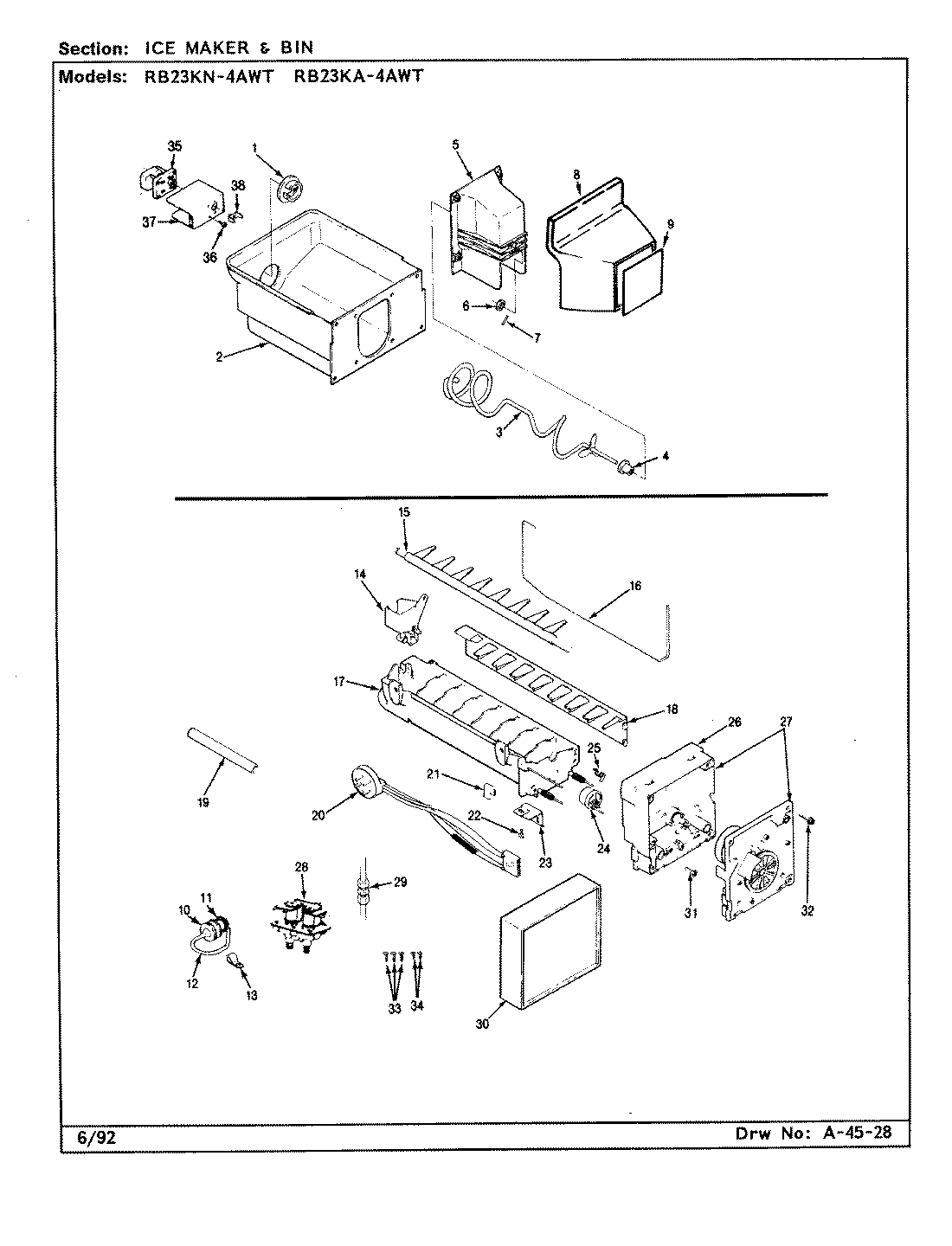 07 - ICE MAKER & BIN