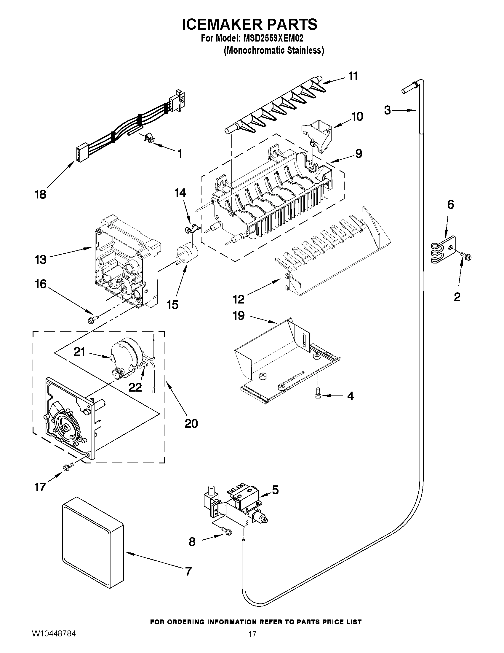 11 - ICEMAKER PARTS