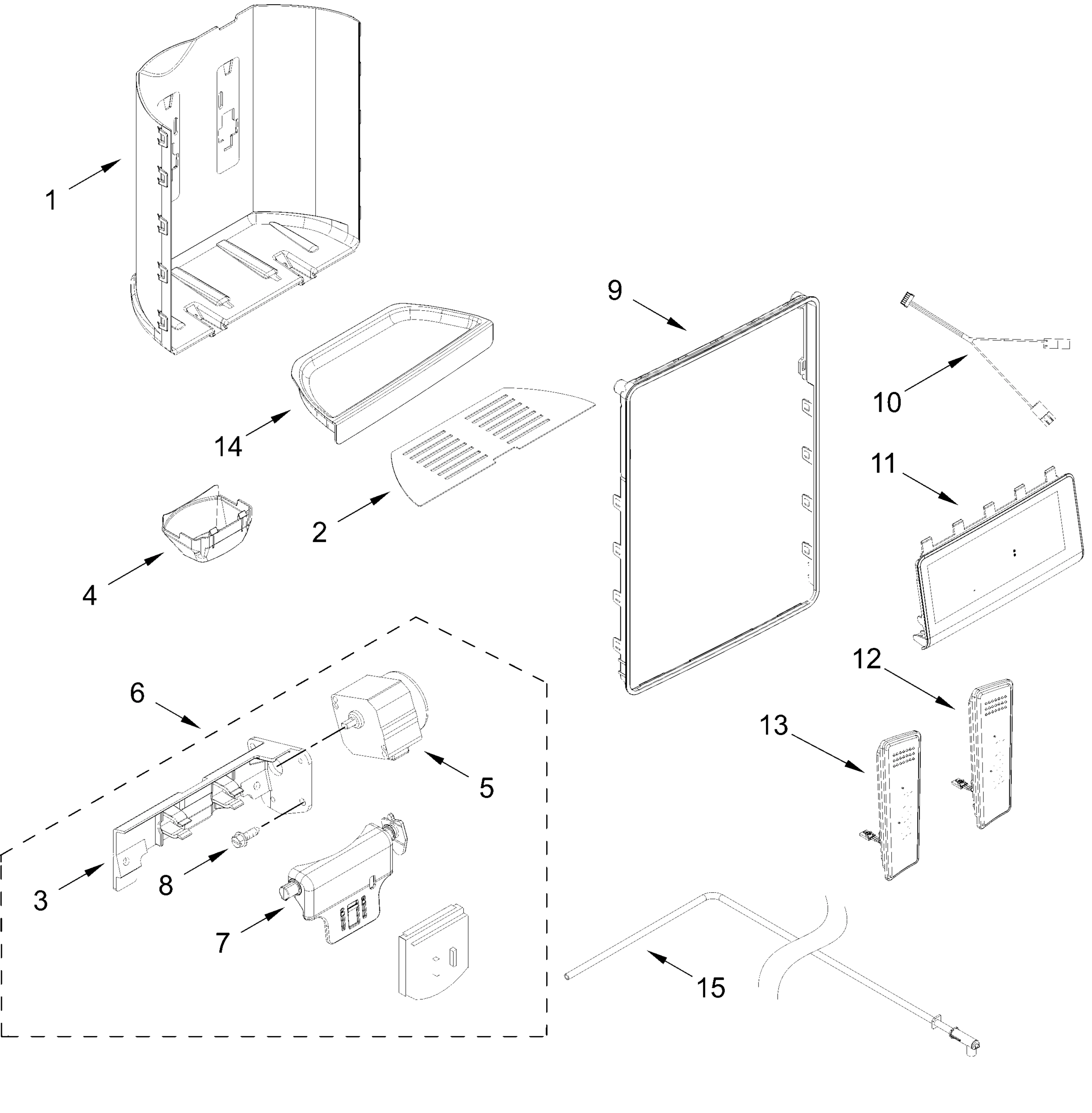 DISPENSER PARTS