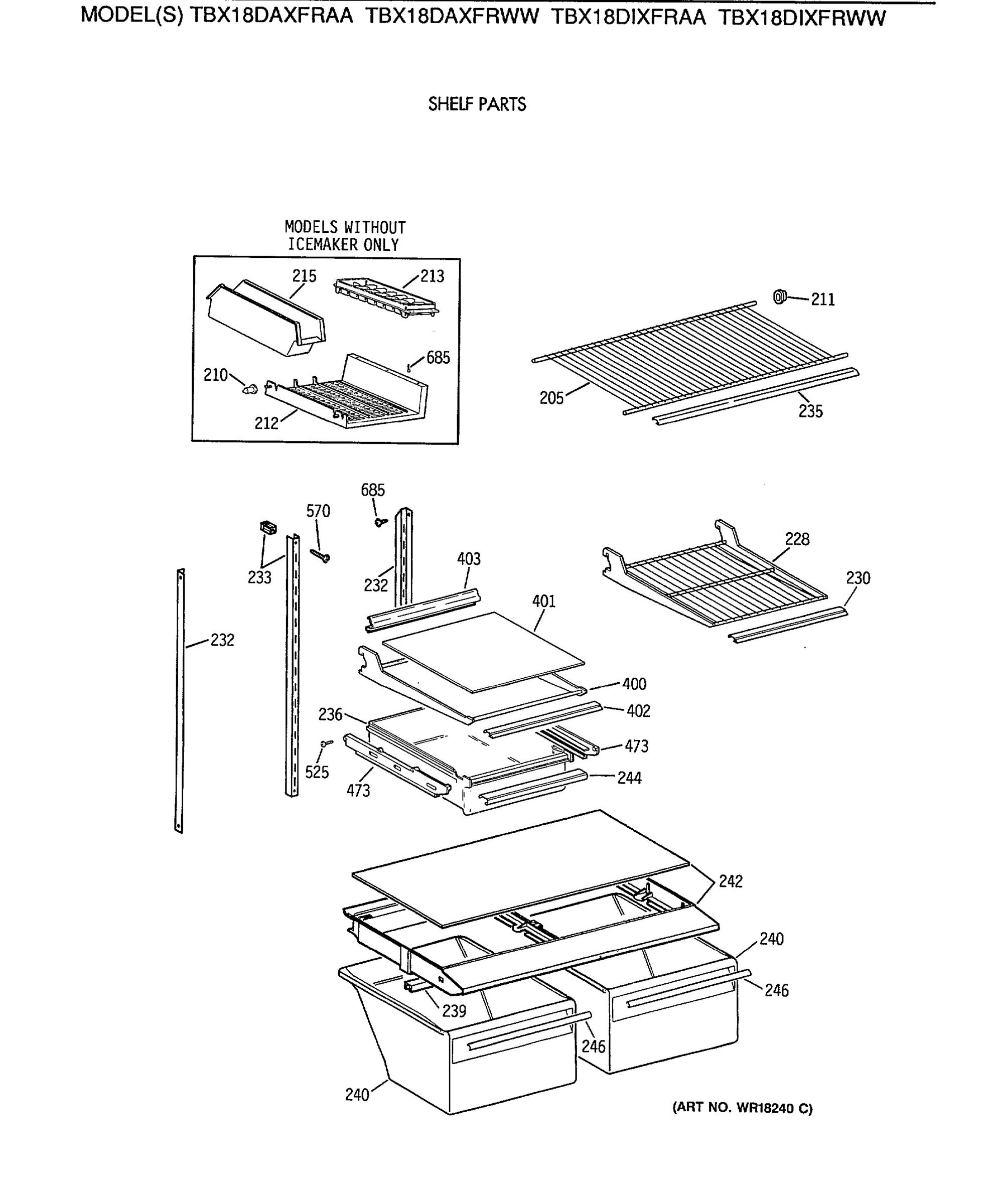 SHELF PARTS