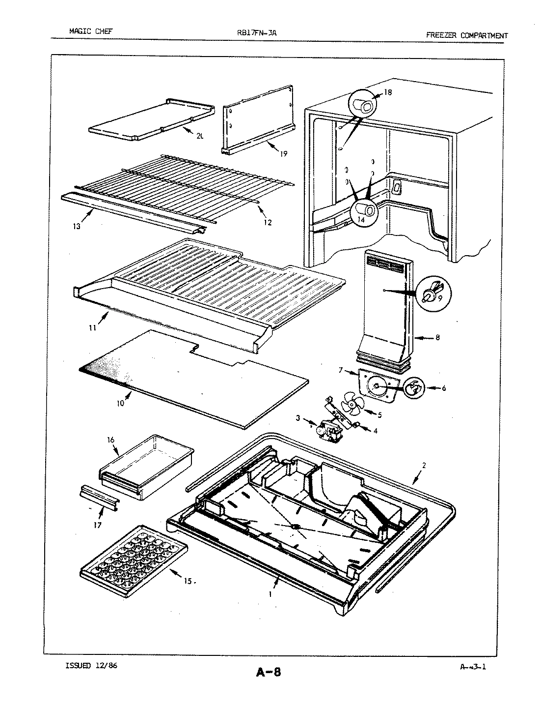 01 - FREEZER COMPARTMENT