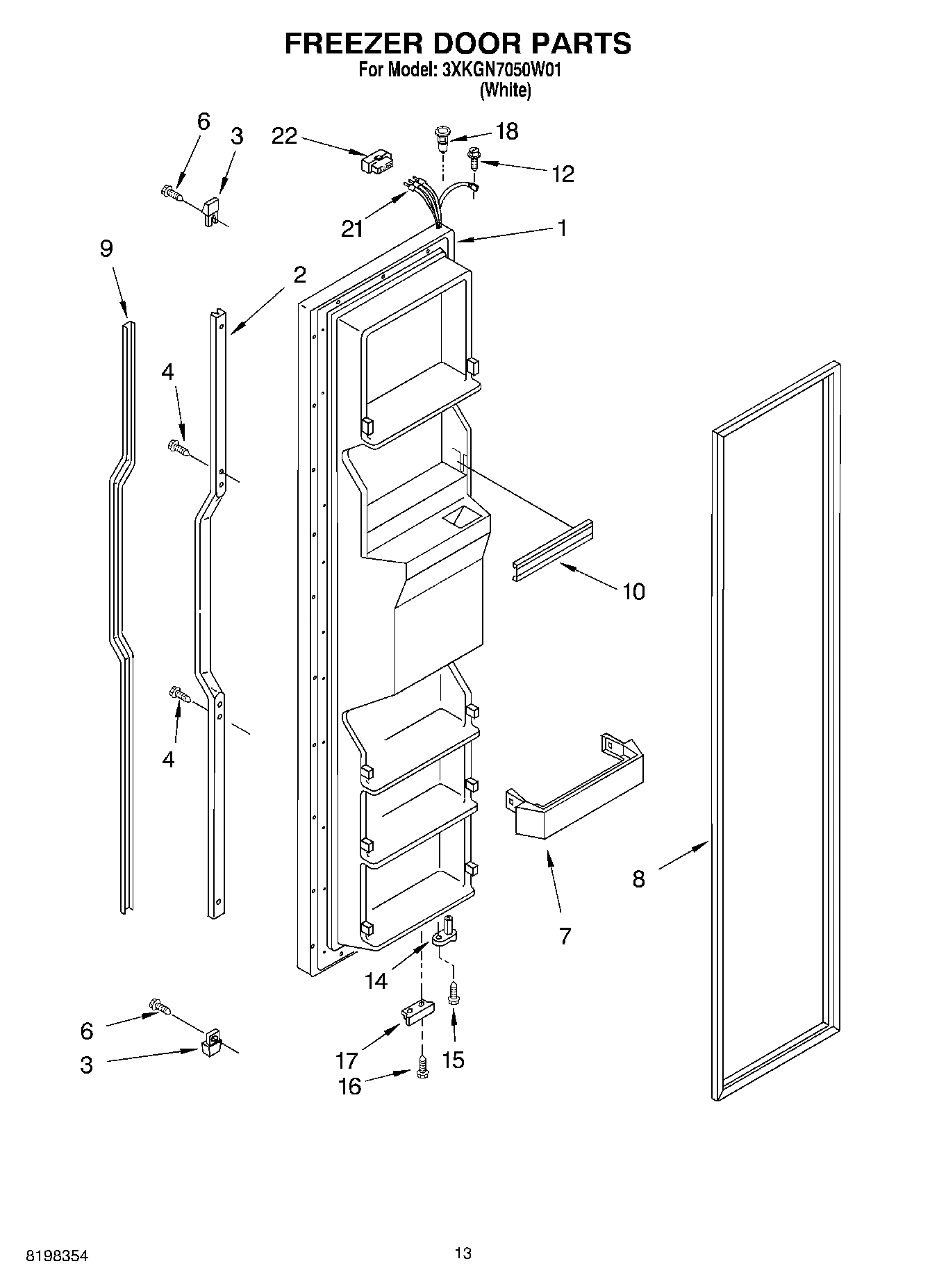 08 - FREEZER DOOR