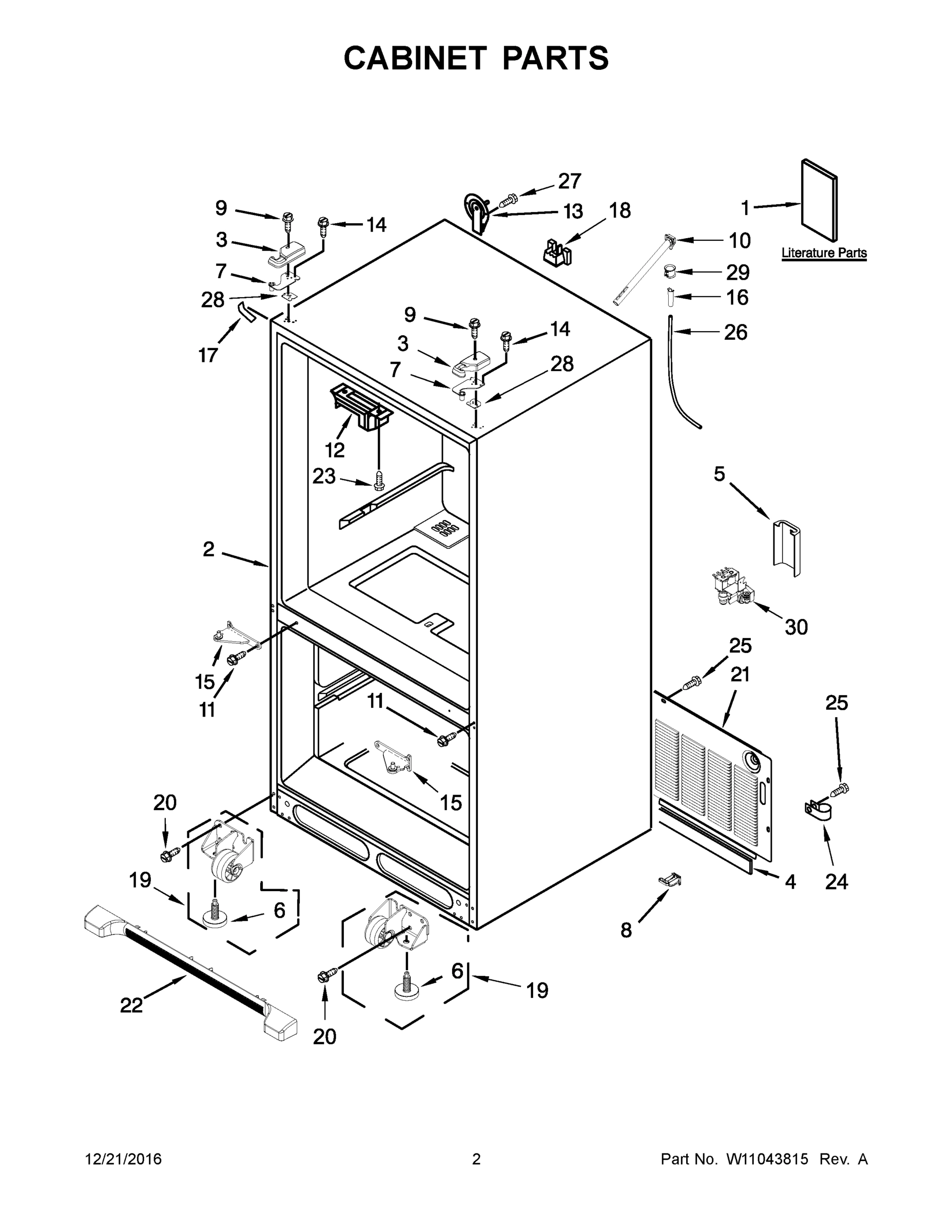 02 - CABINET PARTS
