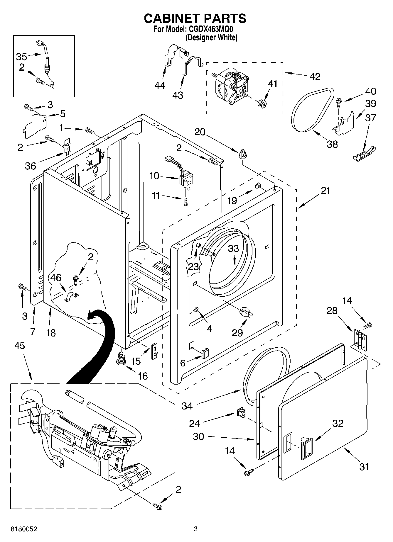 02 - CABINET PARTS