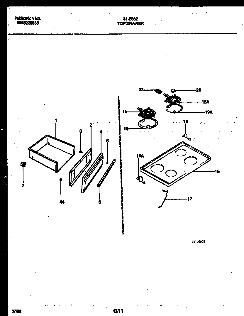 04 - COOKTOP AND DRAWER PARTS