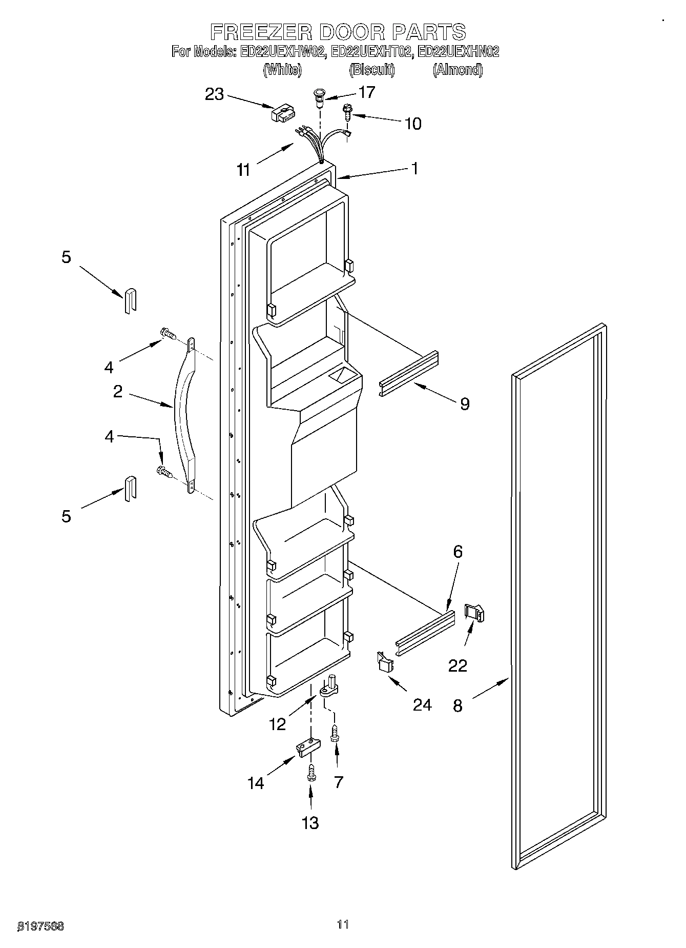 07 - FREEZER DOOR