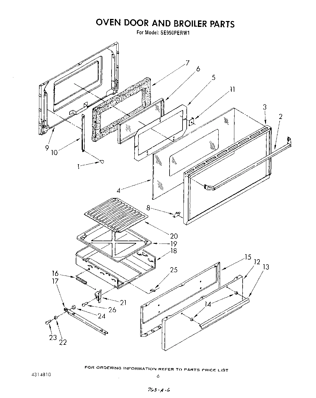 05 - OVEN DOOR AND BROILER