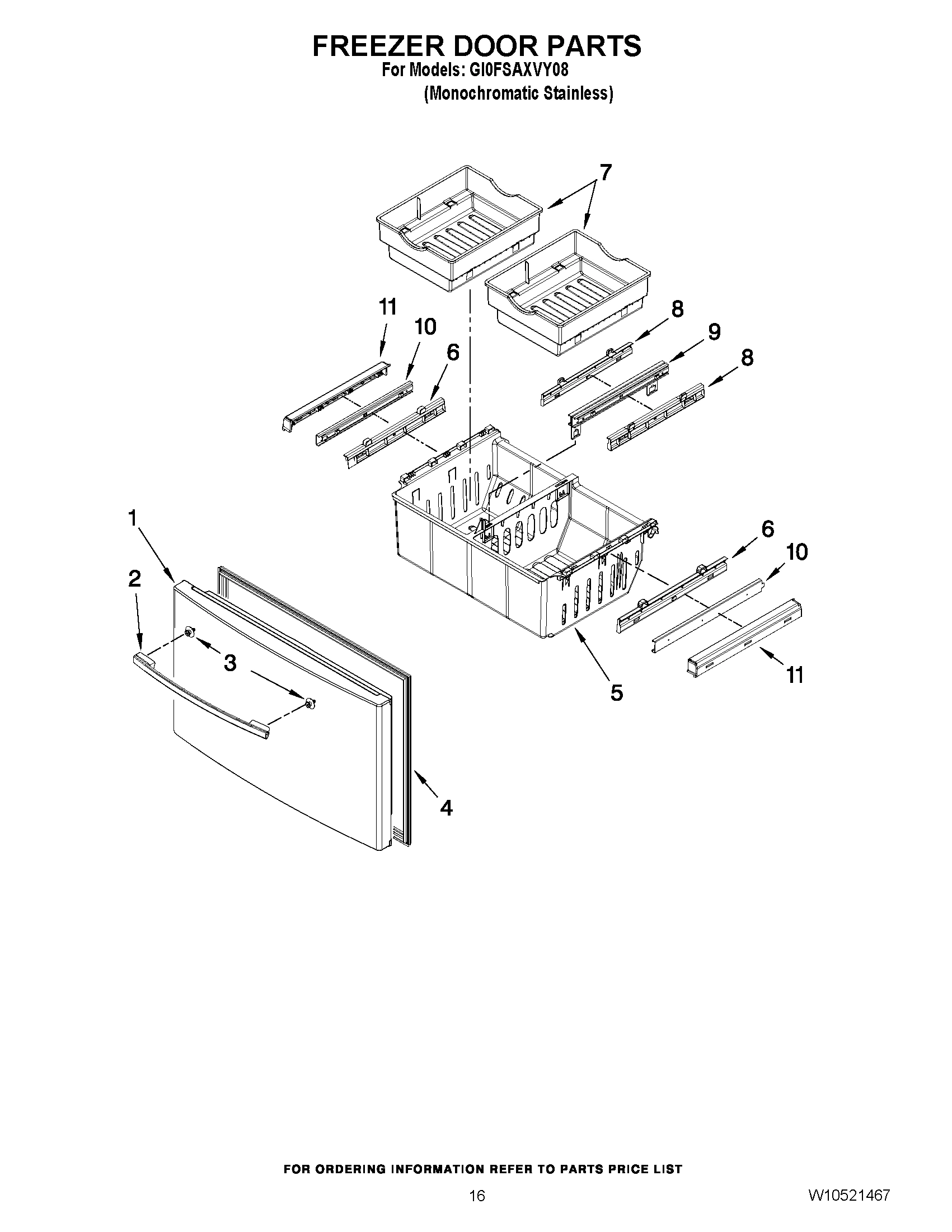 09 - FREEZER DOOR PARTS
