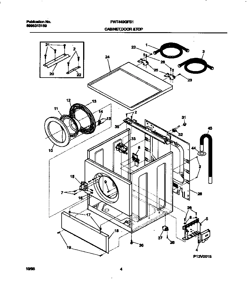 03 - P12V0015 WSHR CAB,DOOR