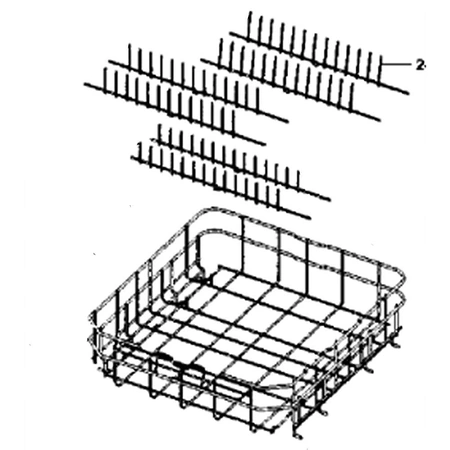 DD97-00197A Samsung Assembly BASKET LOWER;DW9