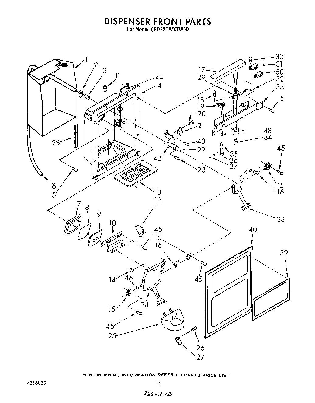 09 - DISPENSER FRONT