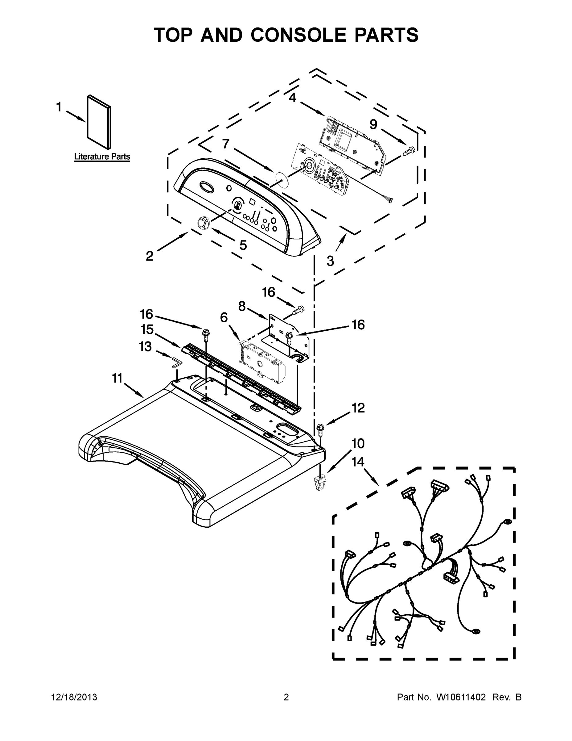 02 - TOP AND CONSOLE PARTS
