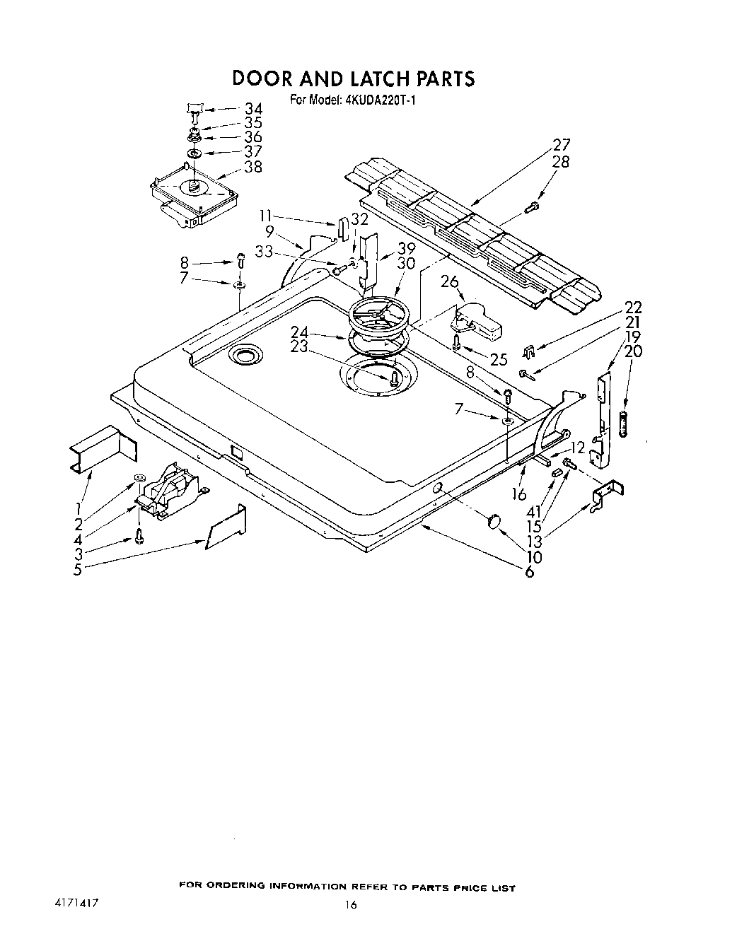 13 - DOOR AND LATCH