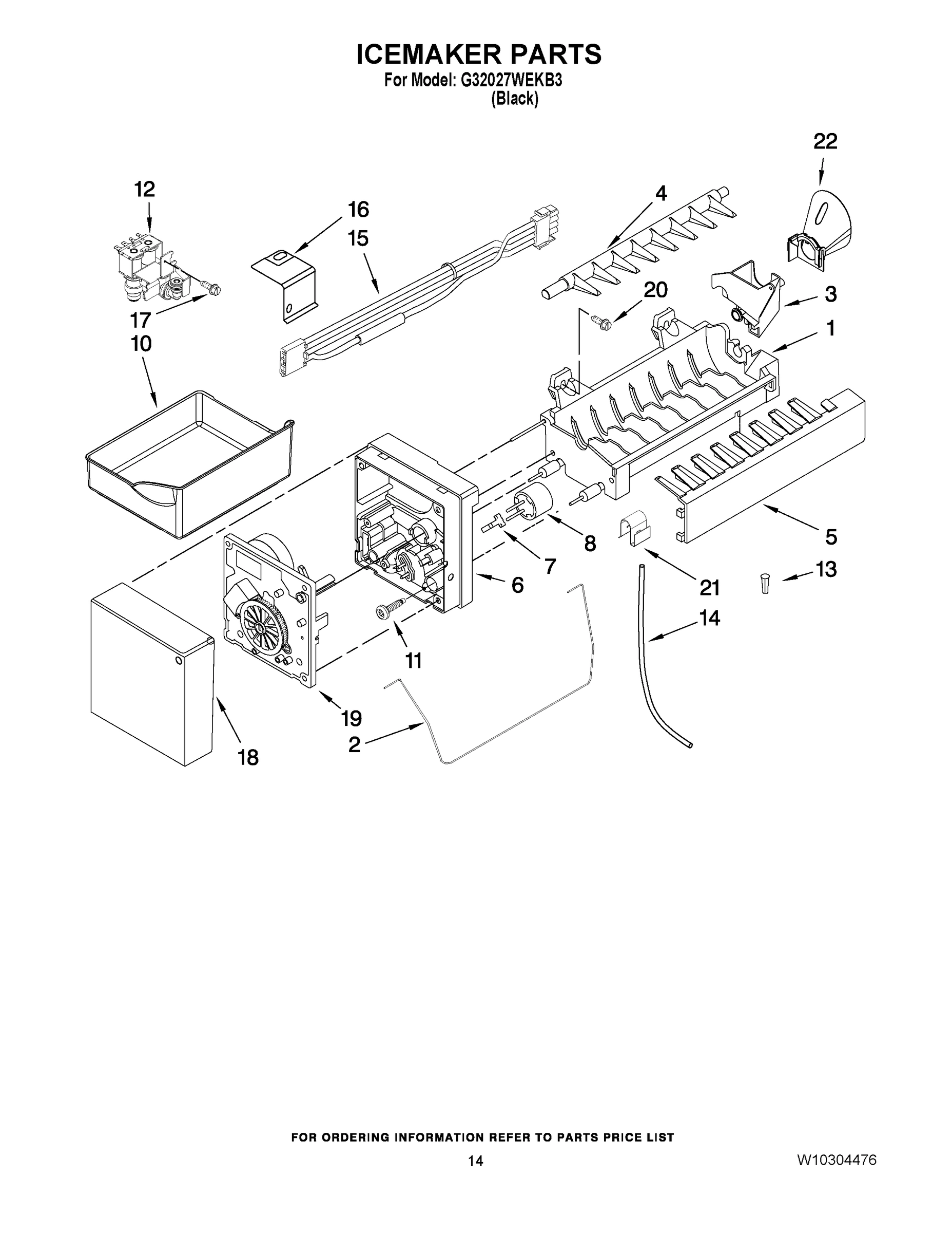 08 - ICEMAKER PARTS