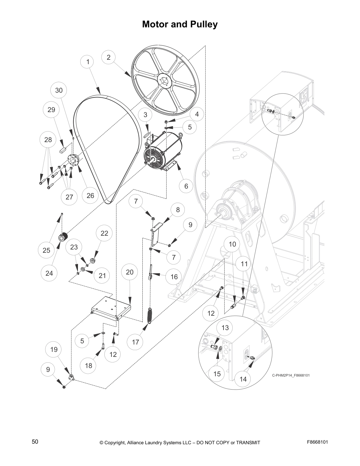 Motor and Pulley
