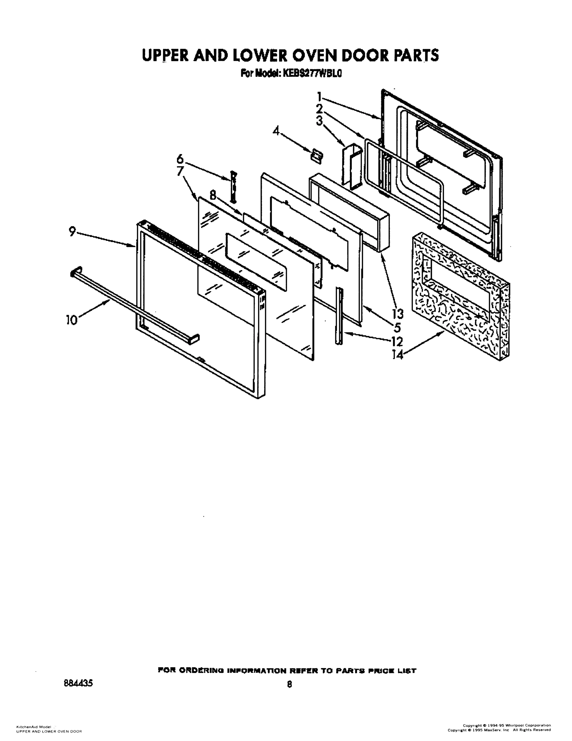 06 - UPPER AND LOWER OVEN DOOR