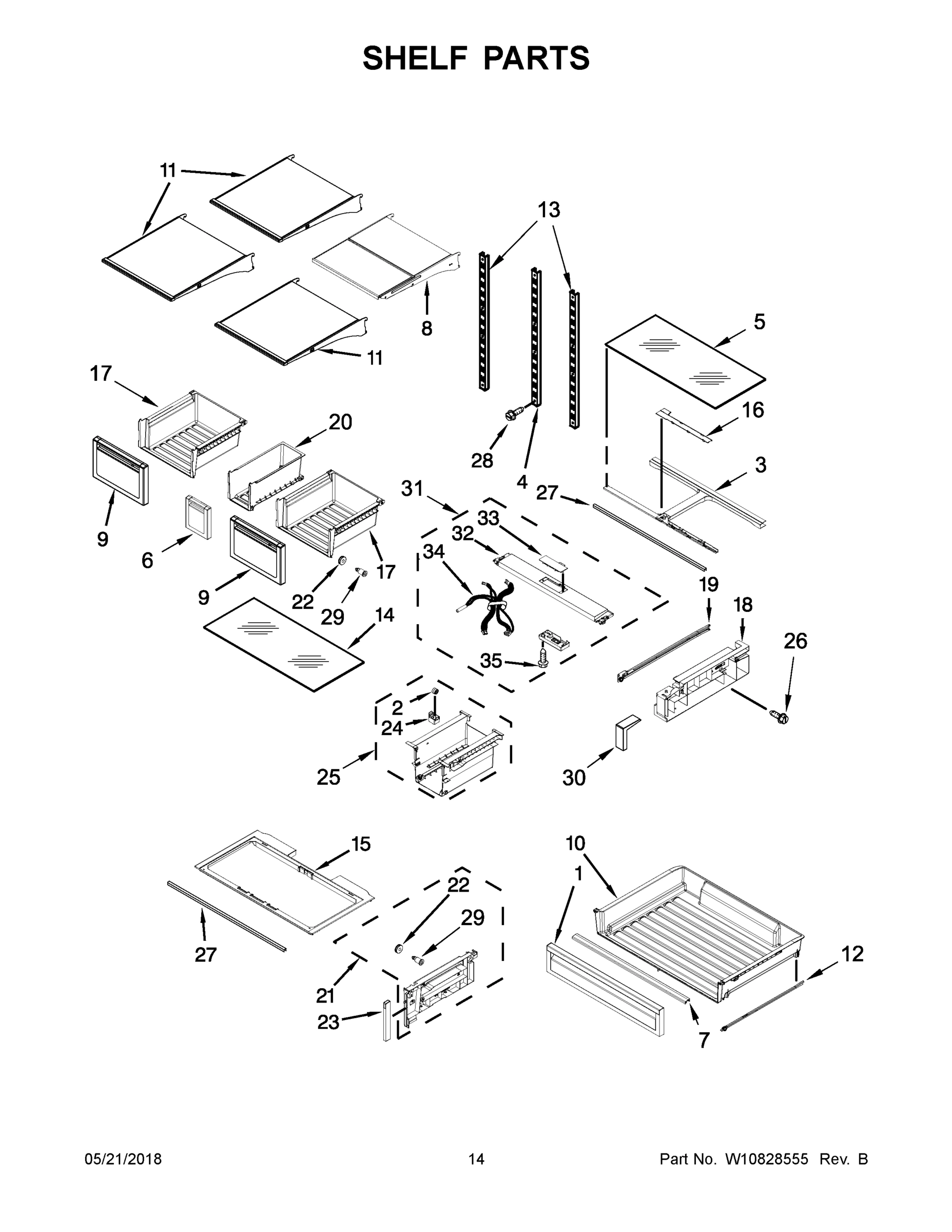 08 - SHELF PARTS